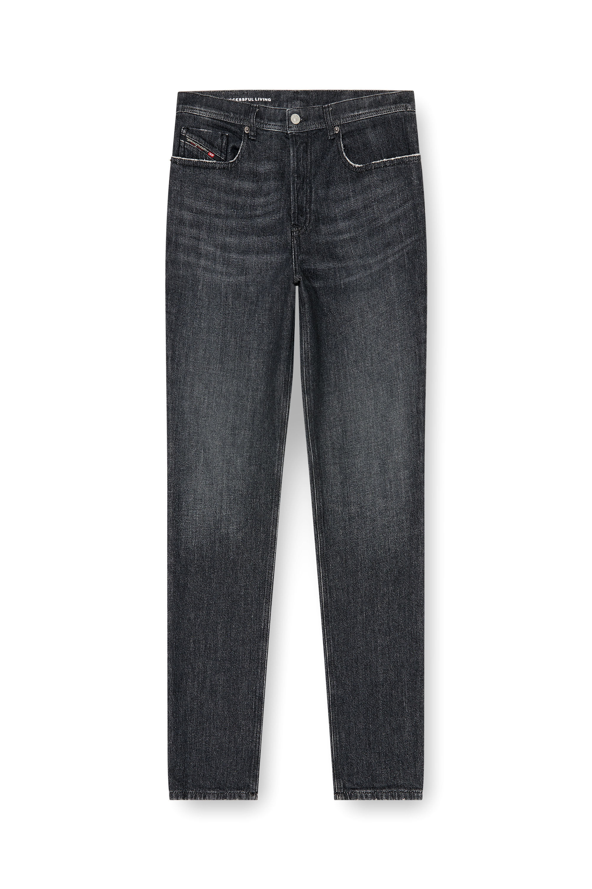 Diesel - Man's Regular Jeans 2023 D-Finitive 09P79, Black/Dark grey - 6