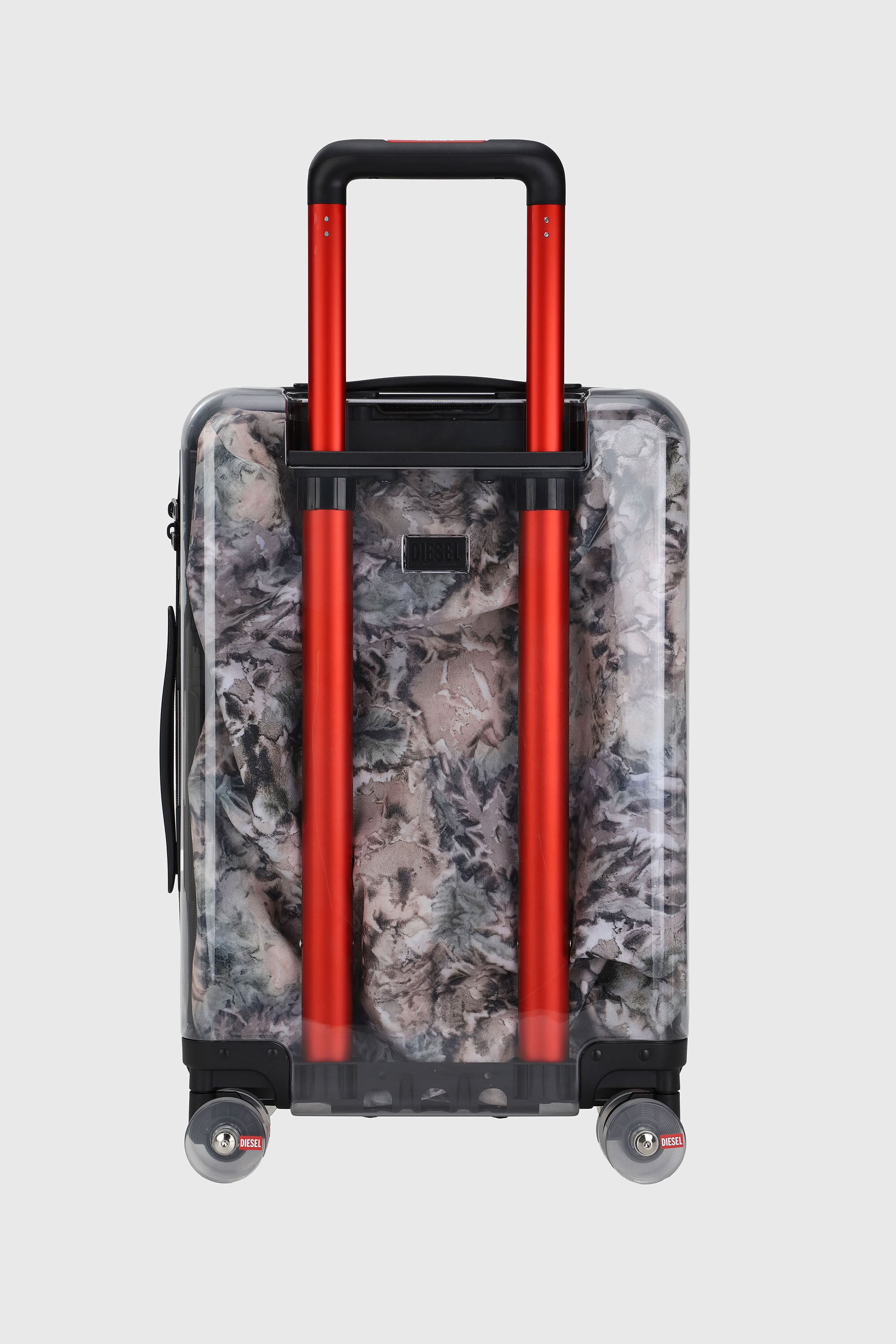LU0036 HARD LUGGAGE - DSL009, Grey/Pink