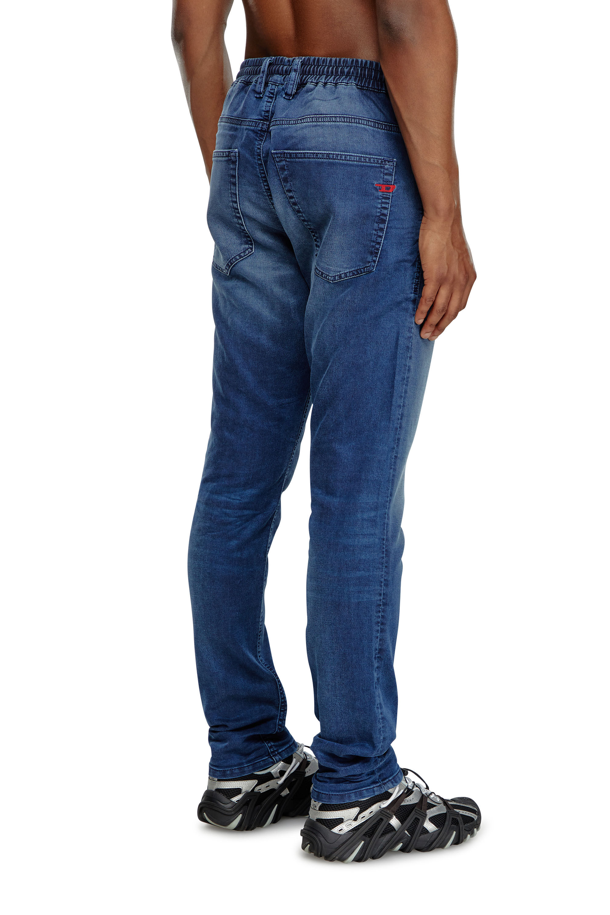 Diesel - Man Tapered 2030 D-Krooley Joggjeans® 068LX, Dark Blue - Image 4