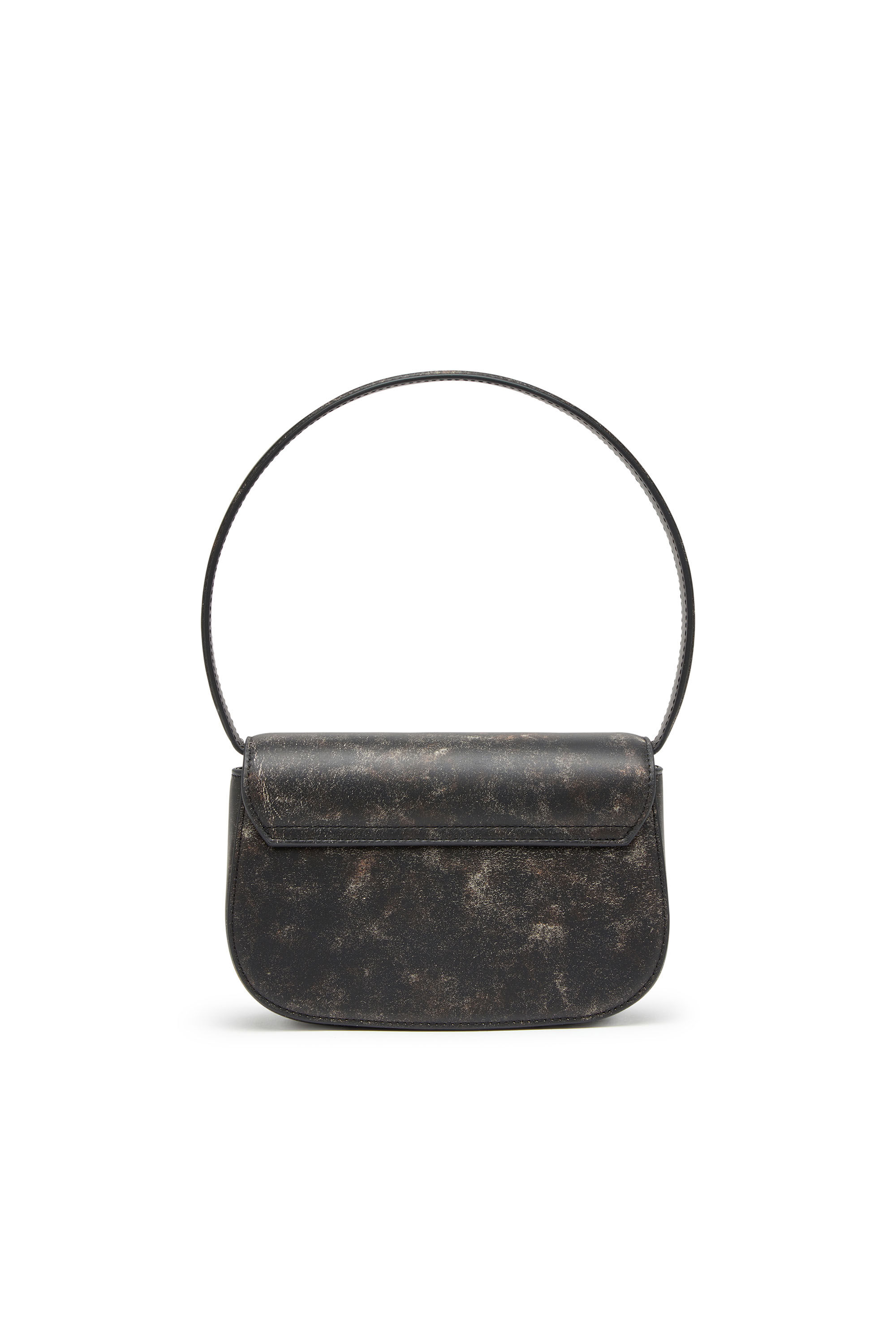 Diesel - 1DR, Woman's 1DR-Iconic shoulder bag in distressed leather in Dark Brown - 3