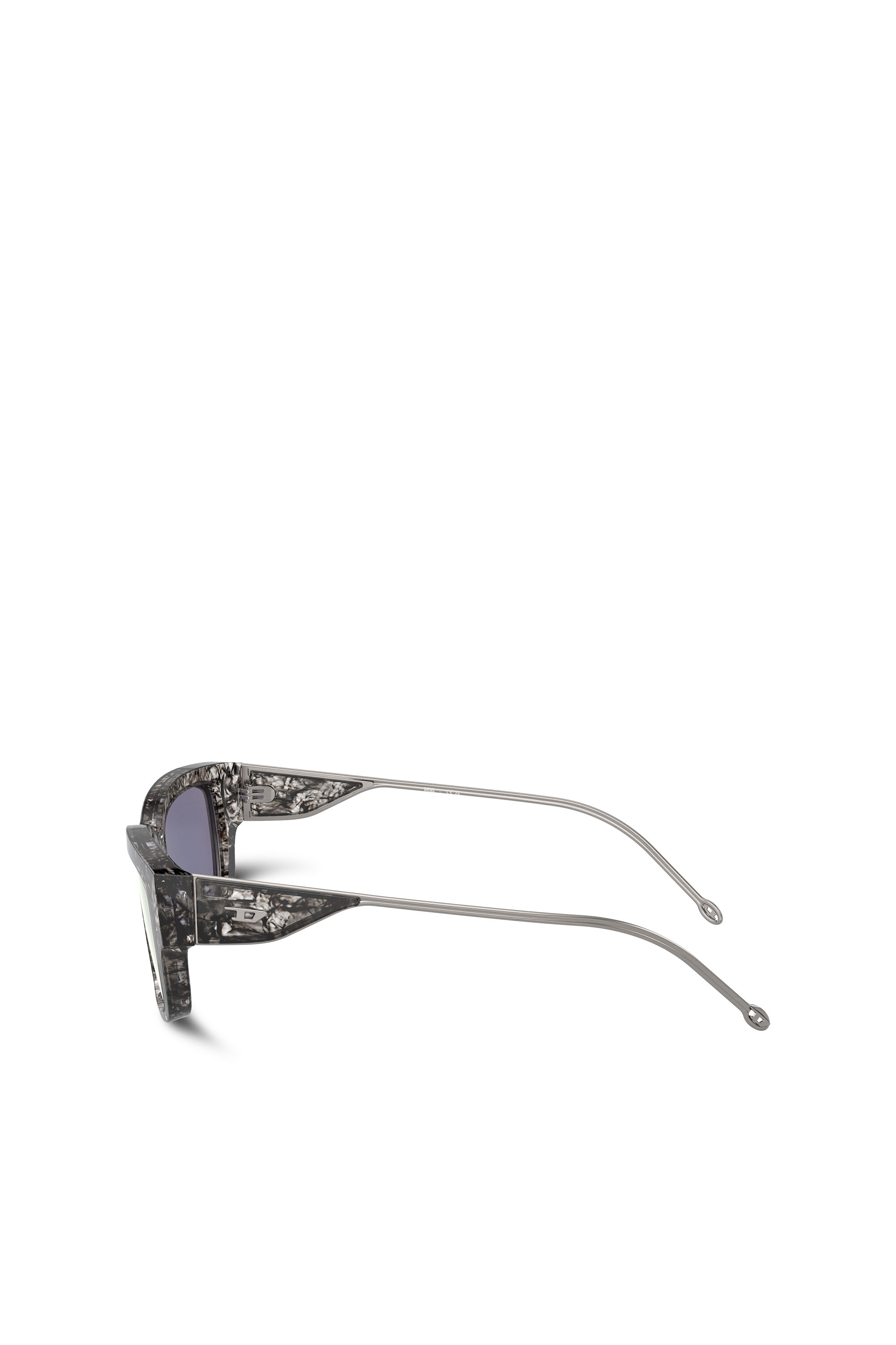 Diesel - 0DL2002 SIZE 56, Unisex's Rectangle sunglasses in Smoke Havana/Peacock - 2