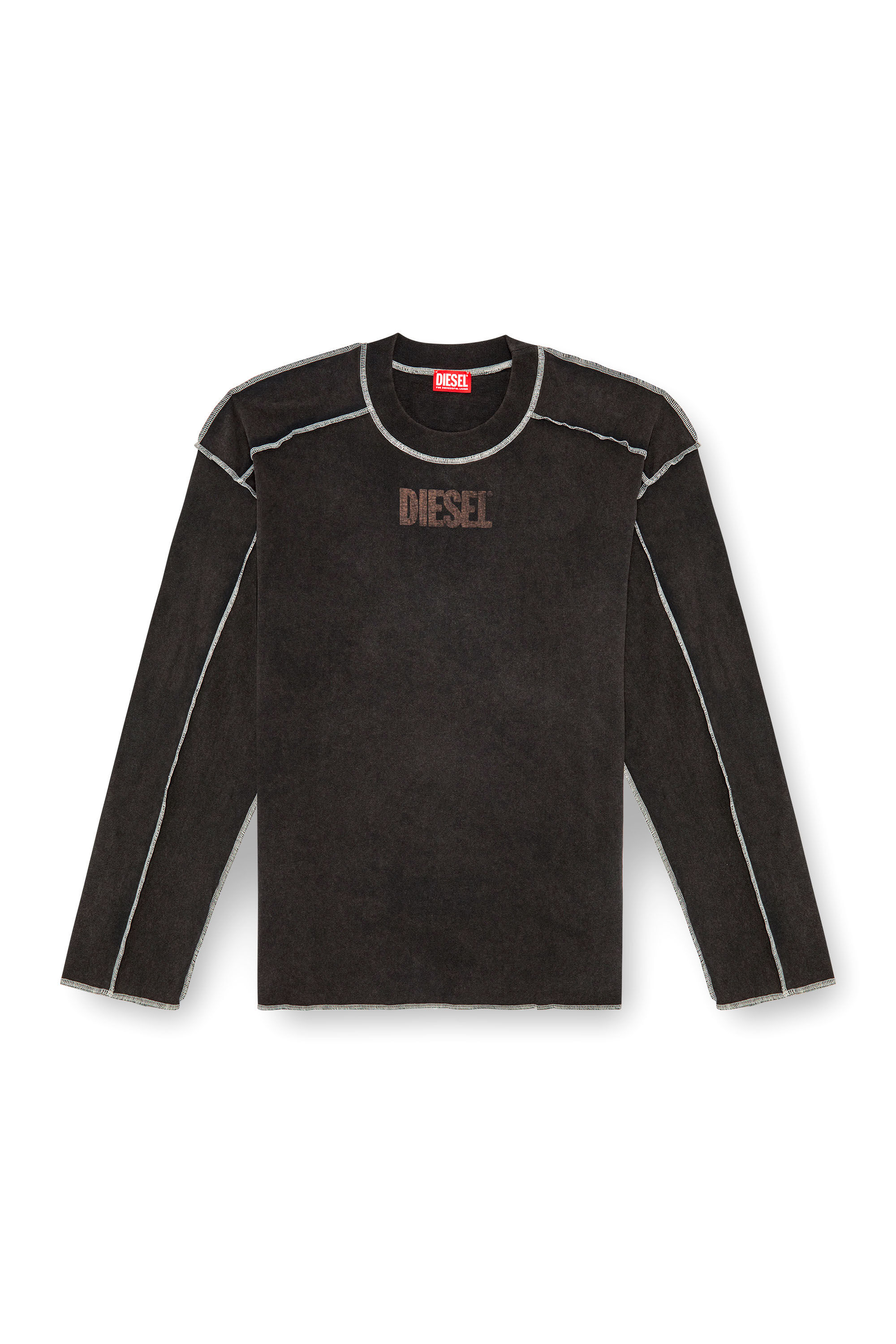 Diesel - T-CRAOR-LS, Dark grey - Image 2