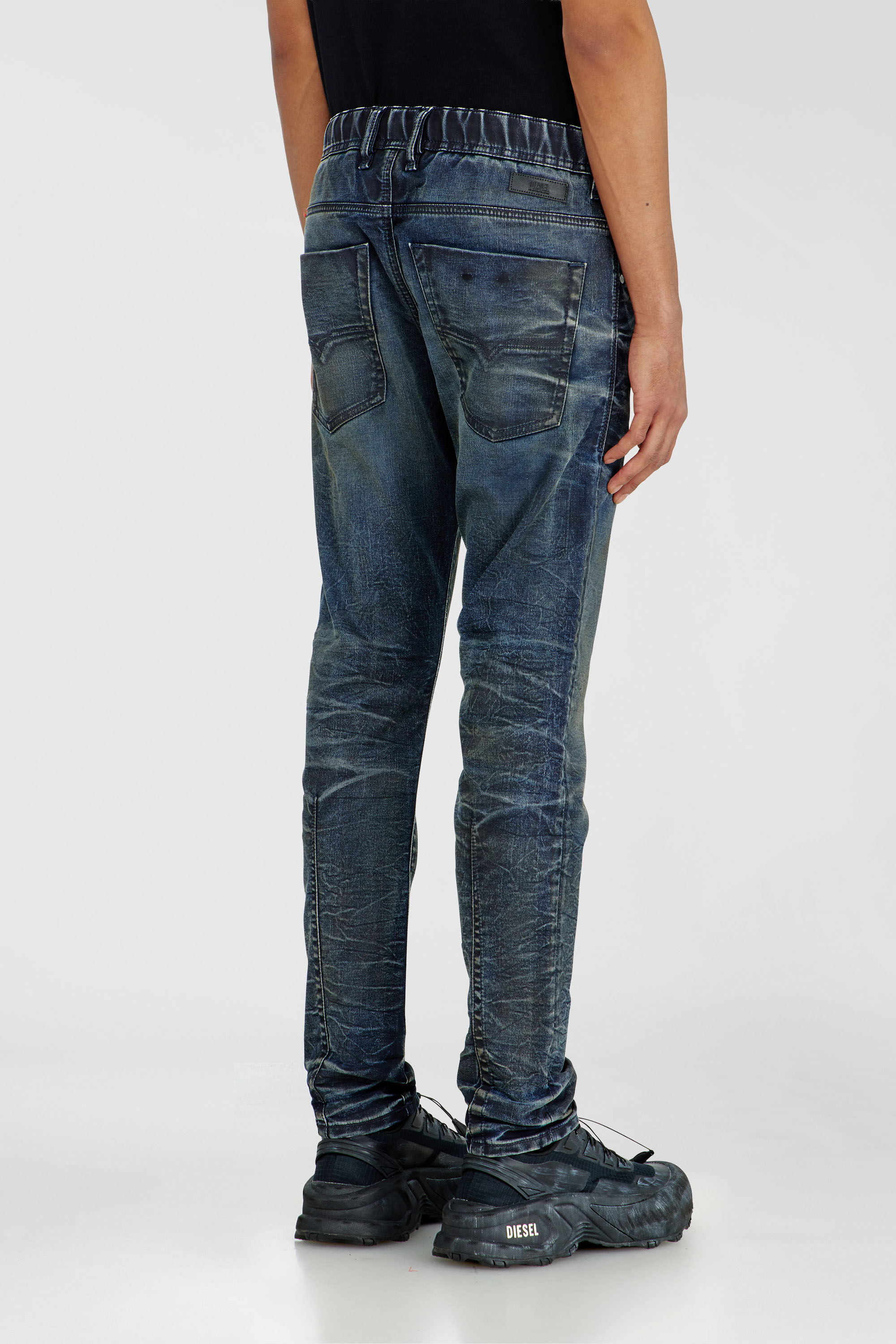 Diesel - Man's Regular 2030 D-Krooley Joggjeans&reg; 068XU, Dark Blue - 3