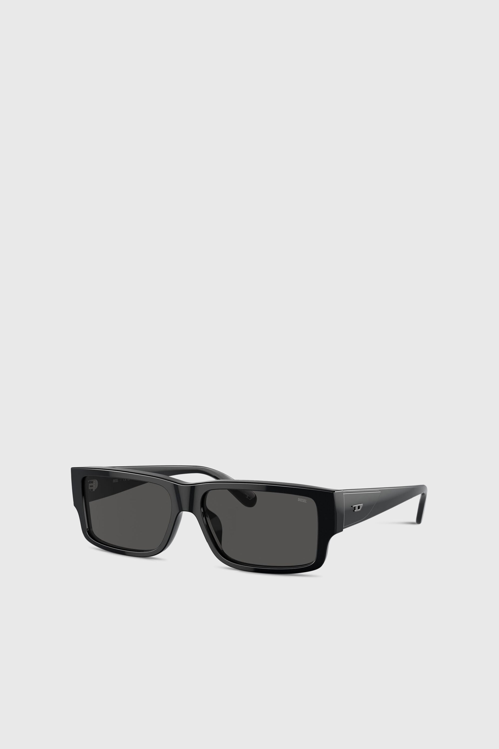 Diesel - 0DL2003 SIZE 57, Man's Rectangle sunglasses in Dark grey - 5