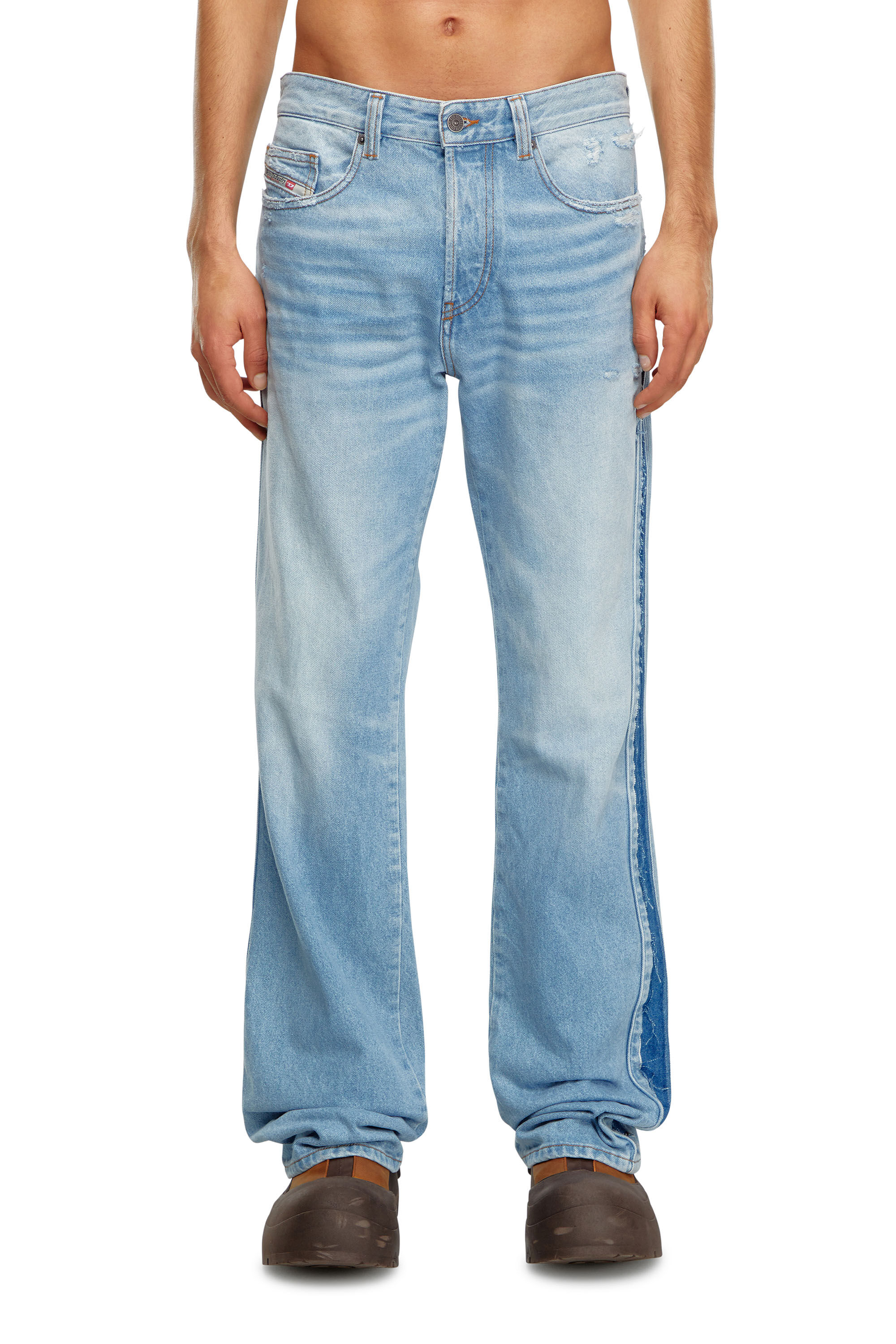 Diesel - Man Bootcut Jeans 1998 D-Buck 09K34, Light Blue - Image 3