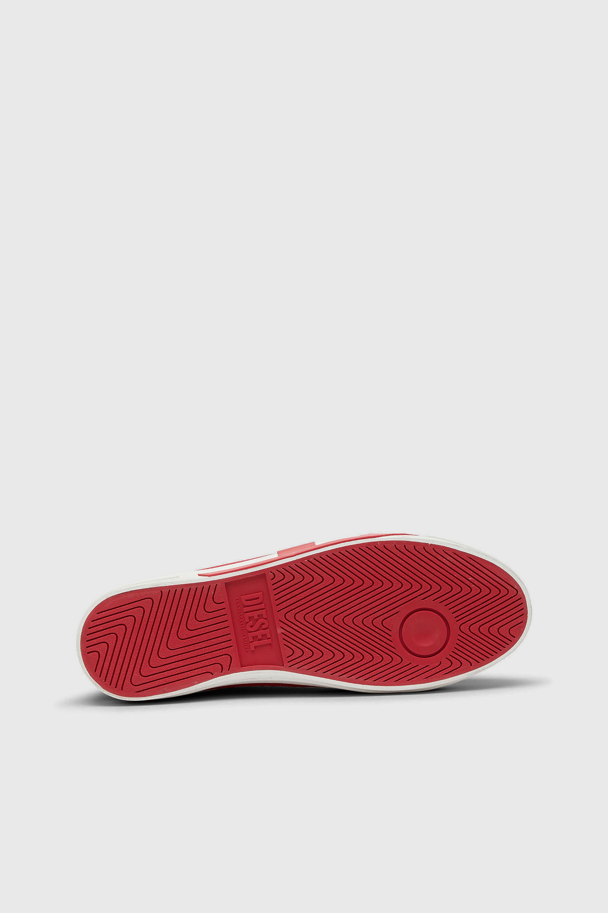 Diesel - S-D-VERSE LOW II, Man's S-D-Verse logo sneakers in Black/Red - 5