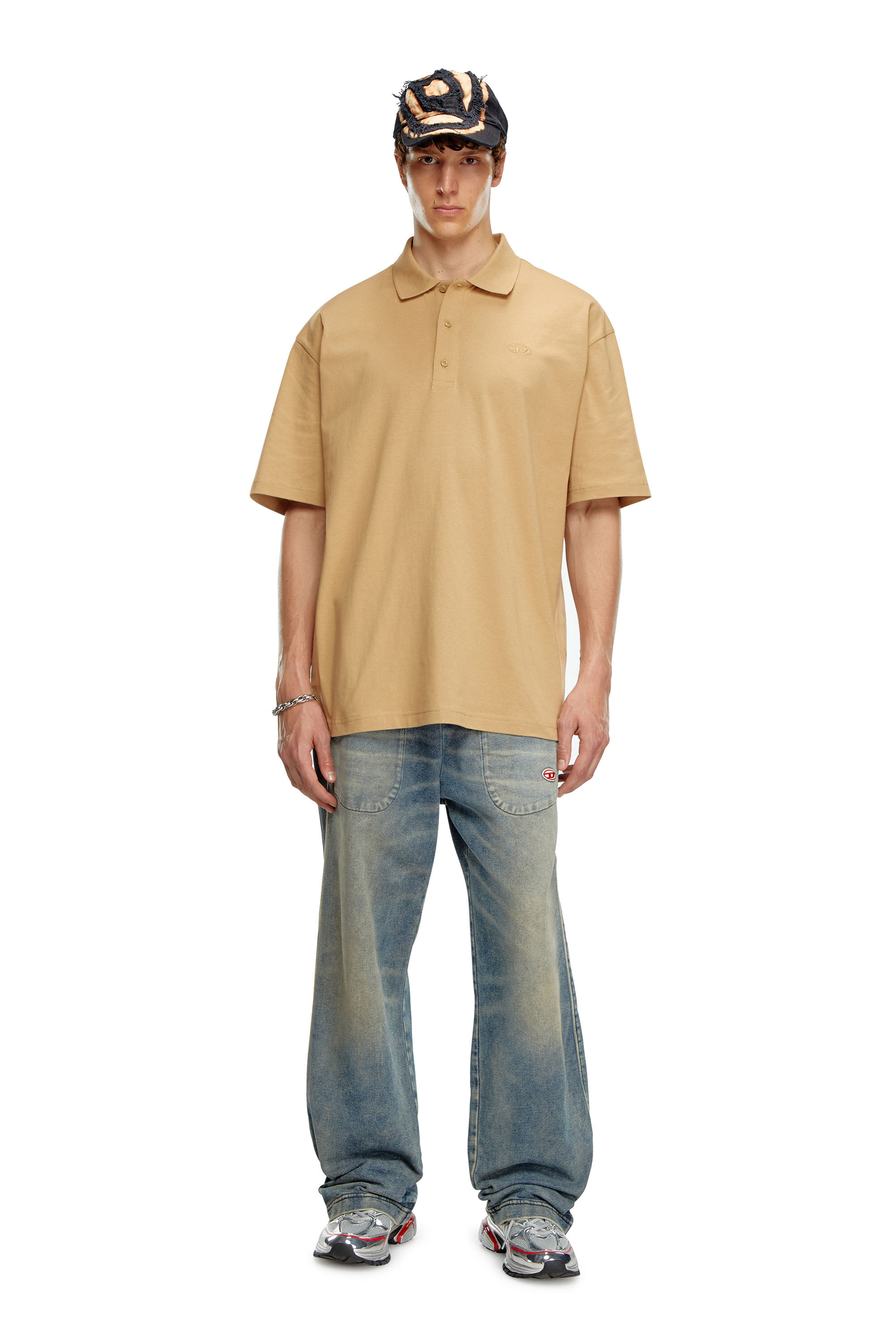 Diesel - T-VORT-MEGOVAL-D, Light Brown - Image 1