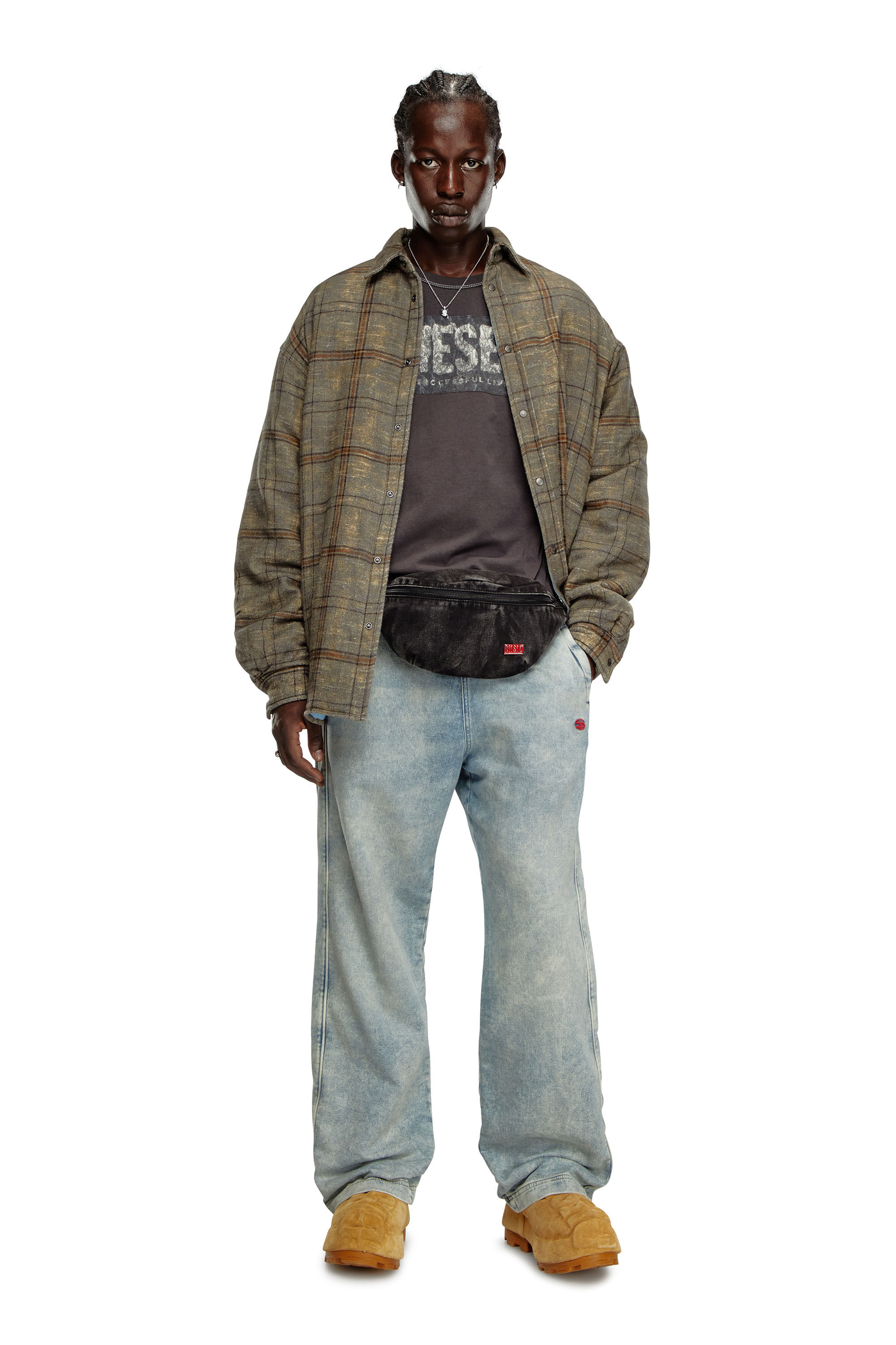 Diesel - T-ADJUST-Q1, Grey - Image 1