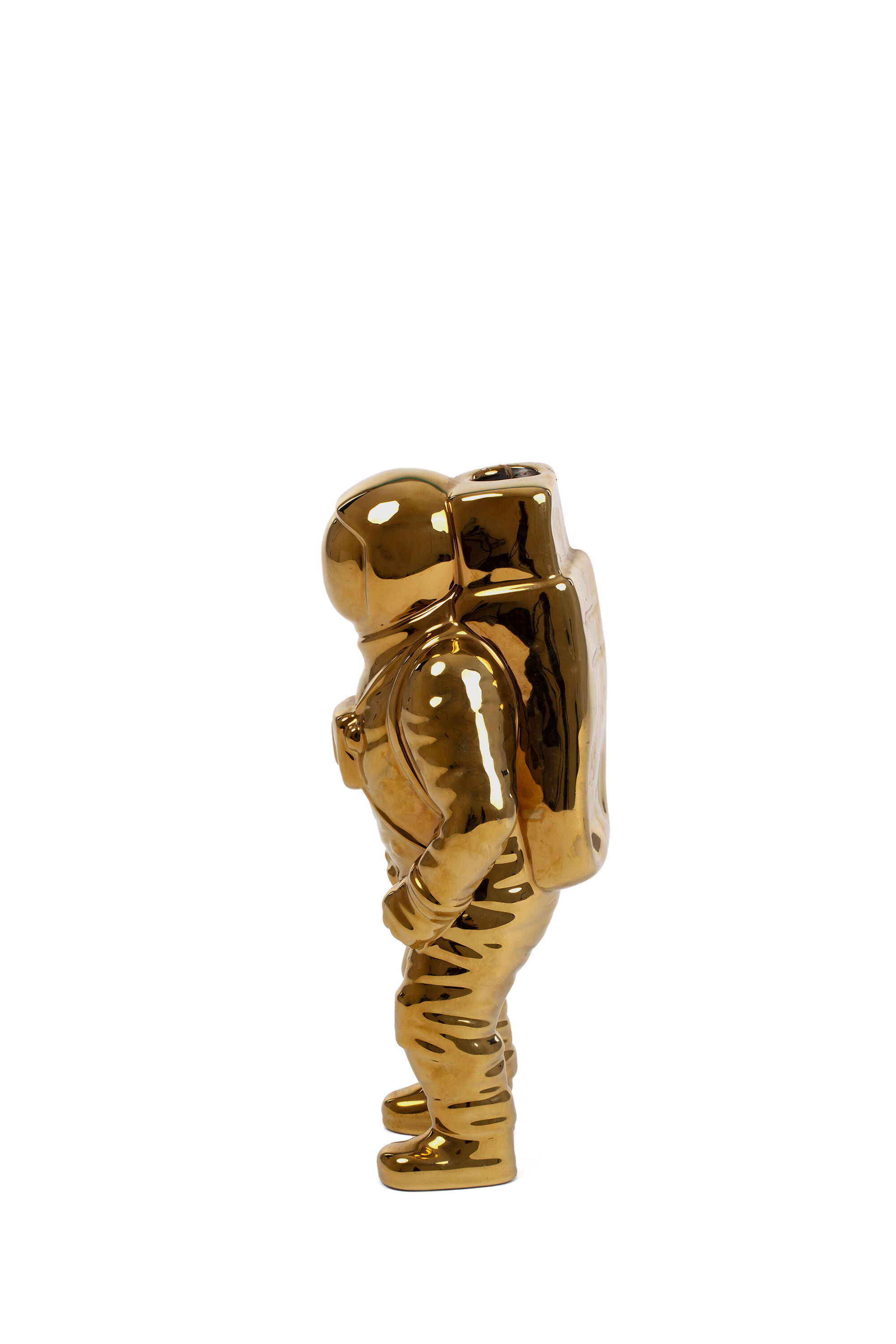 Diesel - 10933 COSMIC DINER, Unisex's Porcelain vase "Cosmic Diner: Starman Gold'' in Gold - 2