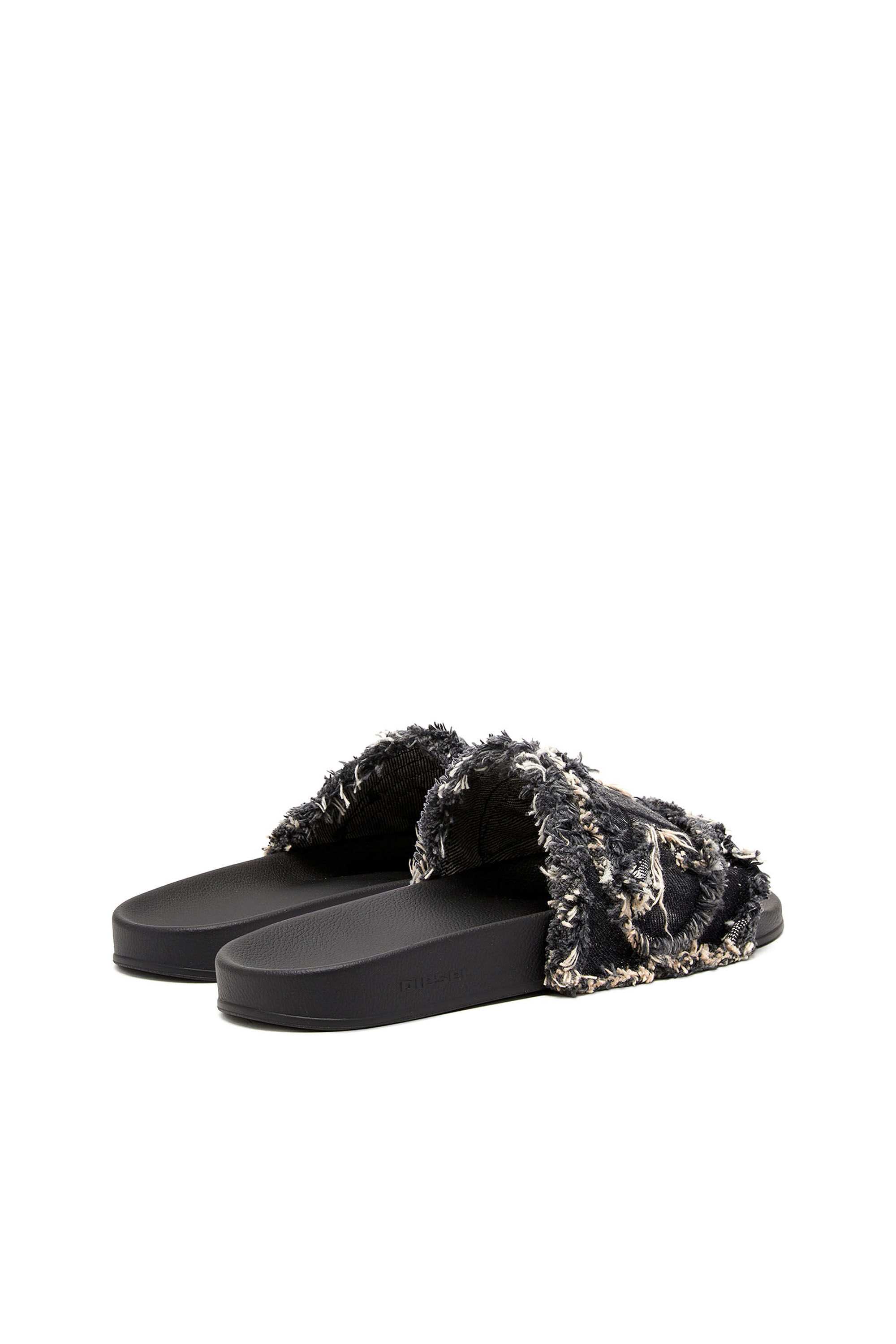 Diesel - SA-SLIDE D DENIM, Black - Image 3