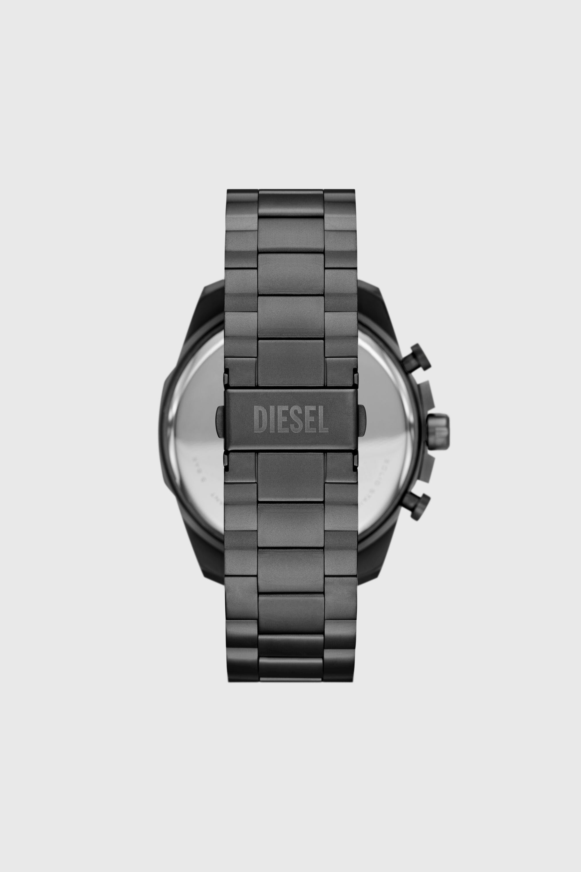 Diesel - DZ4676, Man's Diesel Mega Chief Slim Chronograph Gray Stainless Steel Watch in Dark grey - 2