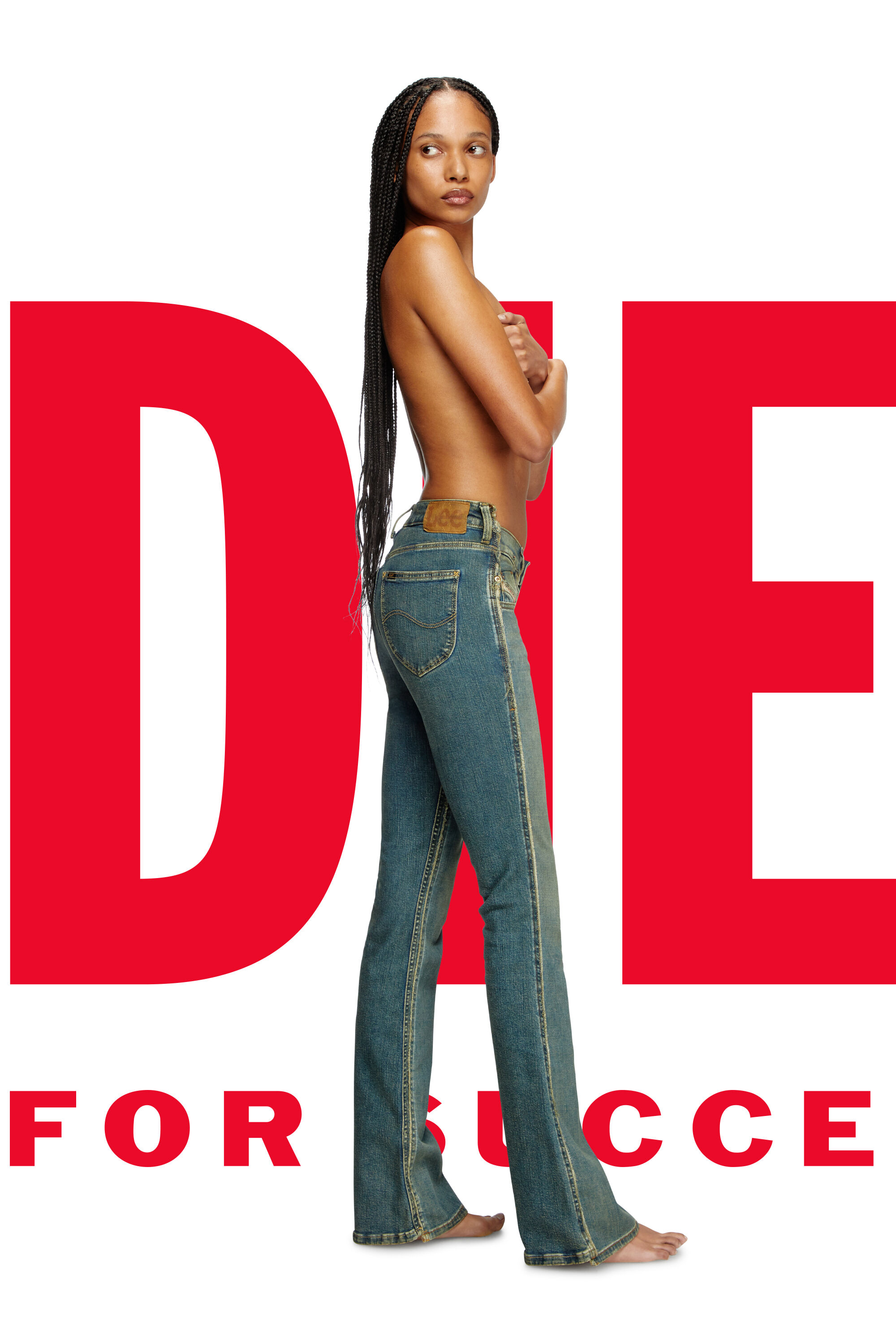 Diesel - Woman's Regular Jeans Dieseloves 01 09N01, Dark Blue - 1