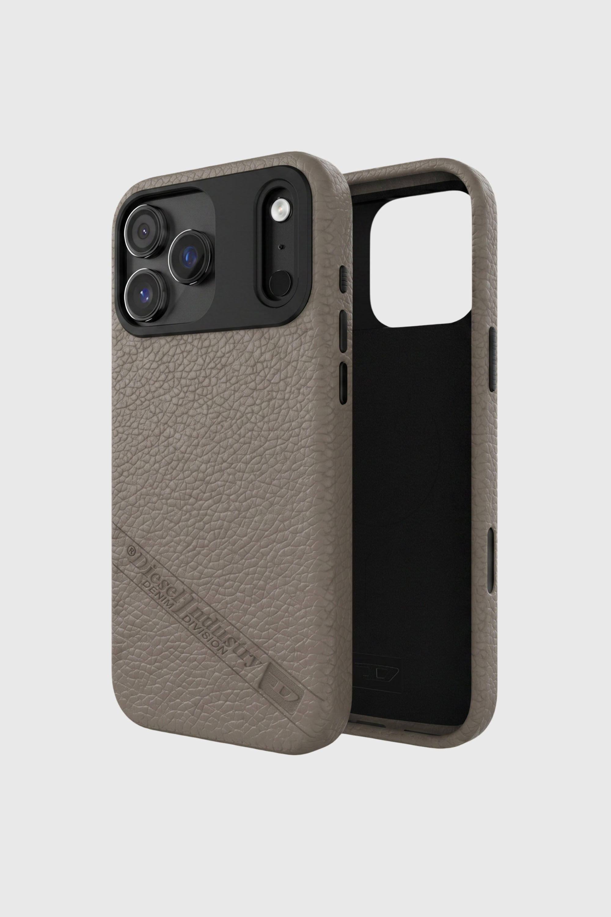 Diesel - 60645 MOULDED CASE, Unisex's Flag D case with MagSafe for iPhone 17 Pro Max in Beige - 1