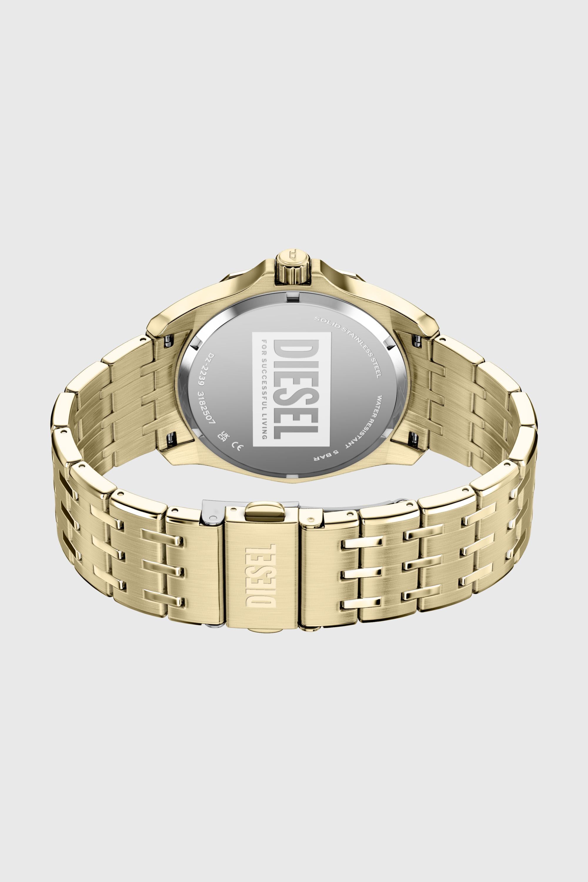 Diesel - DZ2239 WATCH, Man's Stinger gold-tone stainless steel watch in Gold - 6