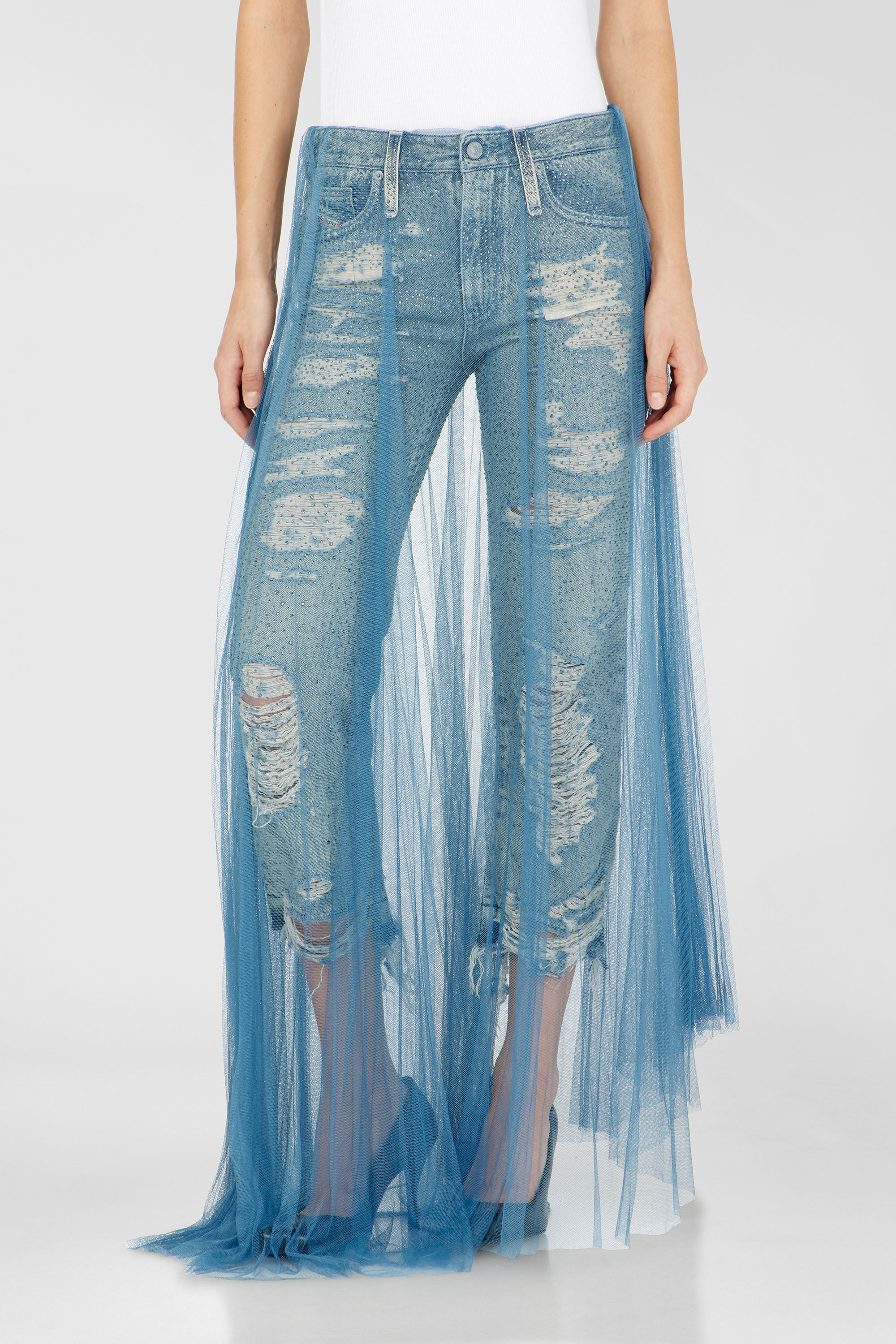 Diesel - Woman's Regular Jeans D-Aisi 0DBER, Medium blue - 4