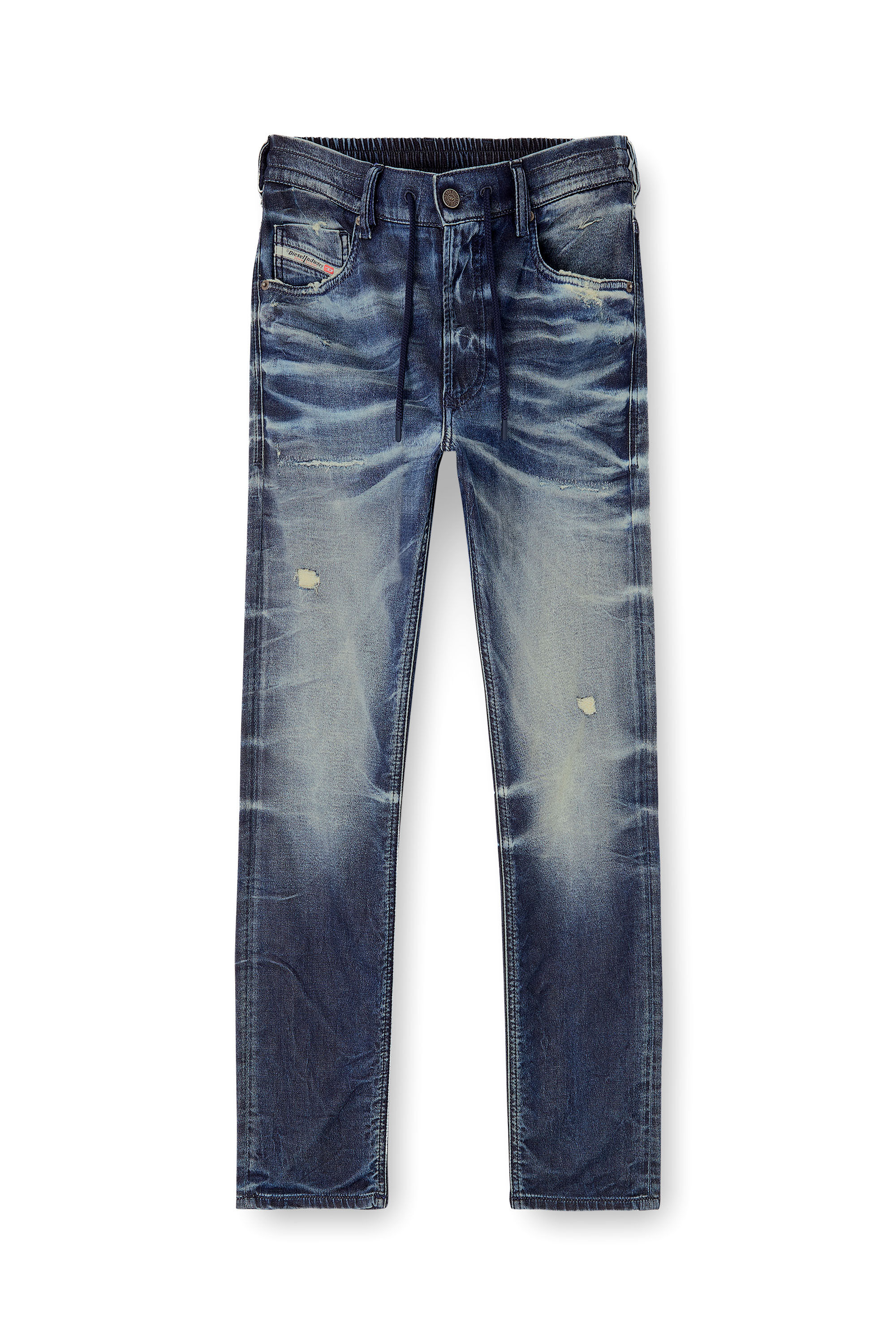 Diesel - Man's Regular 2032 D-Krooley Joggjeans® 068UD, Dark Blue - 2