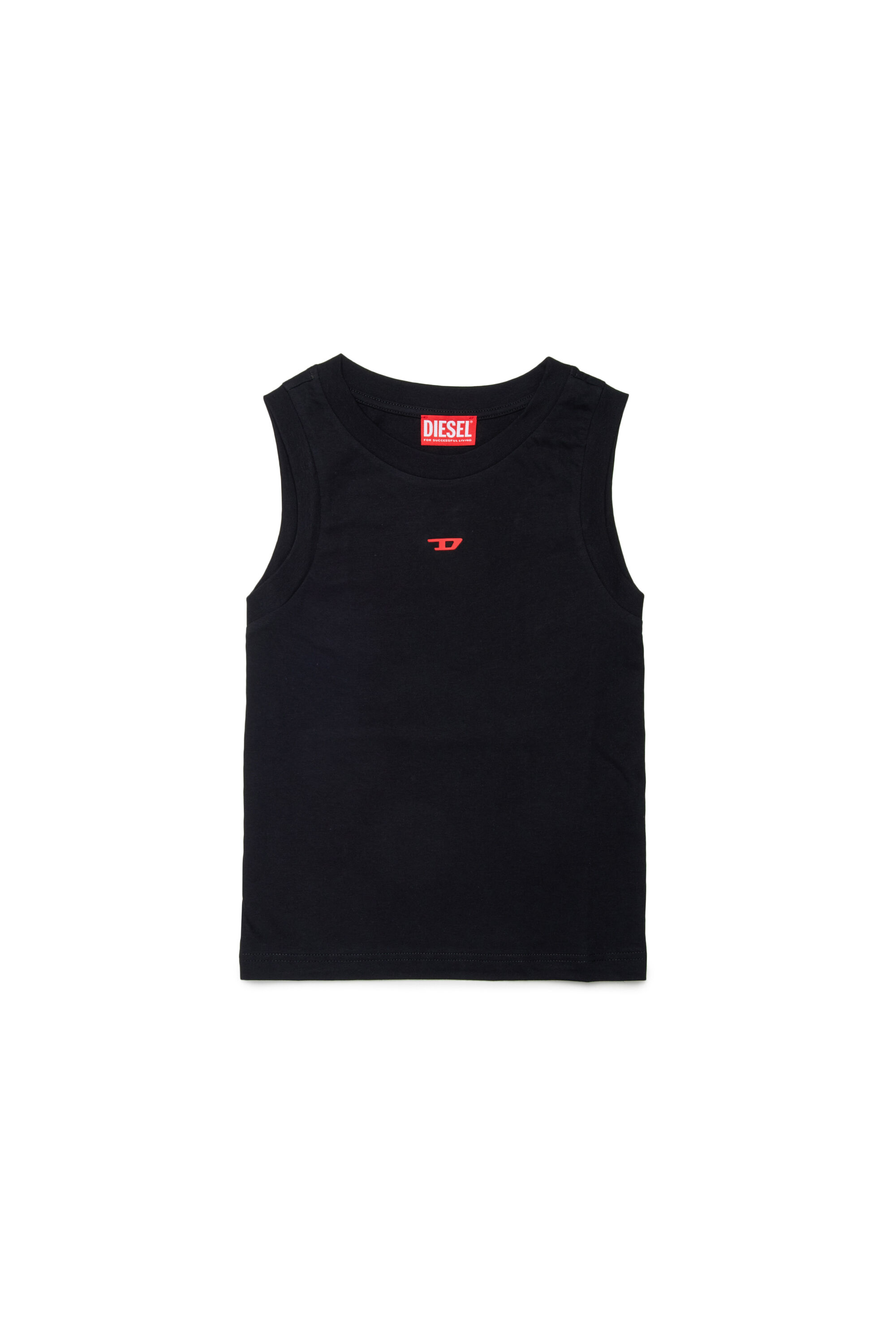 Diesel - MTIARDY, Man's Muscle tee with D logo in Black - 1