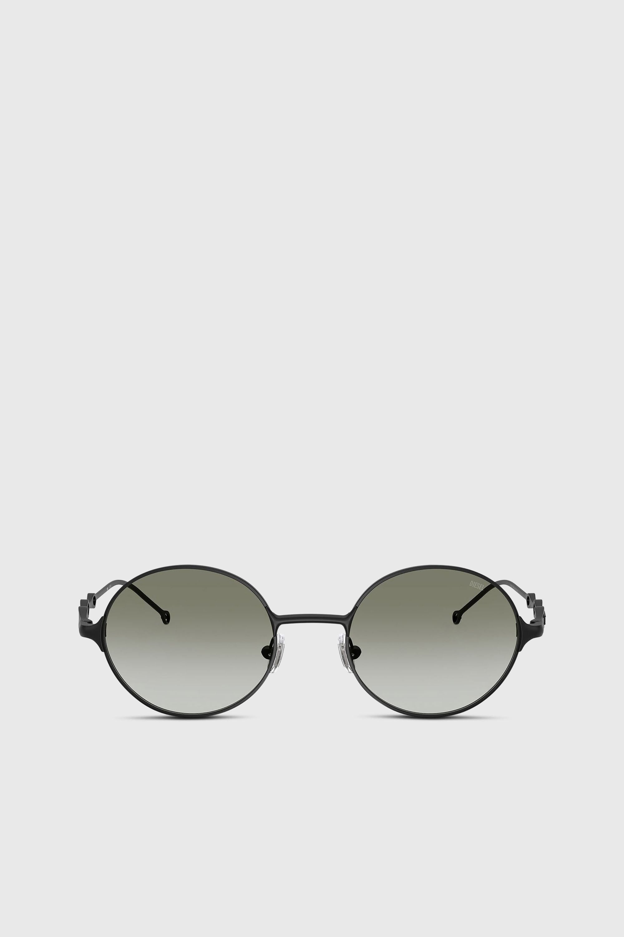Diesel - 0DL1008, Unisex's Round sunglasses in Black/Green - 1