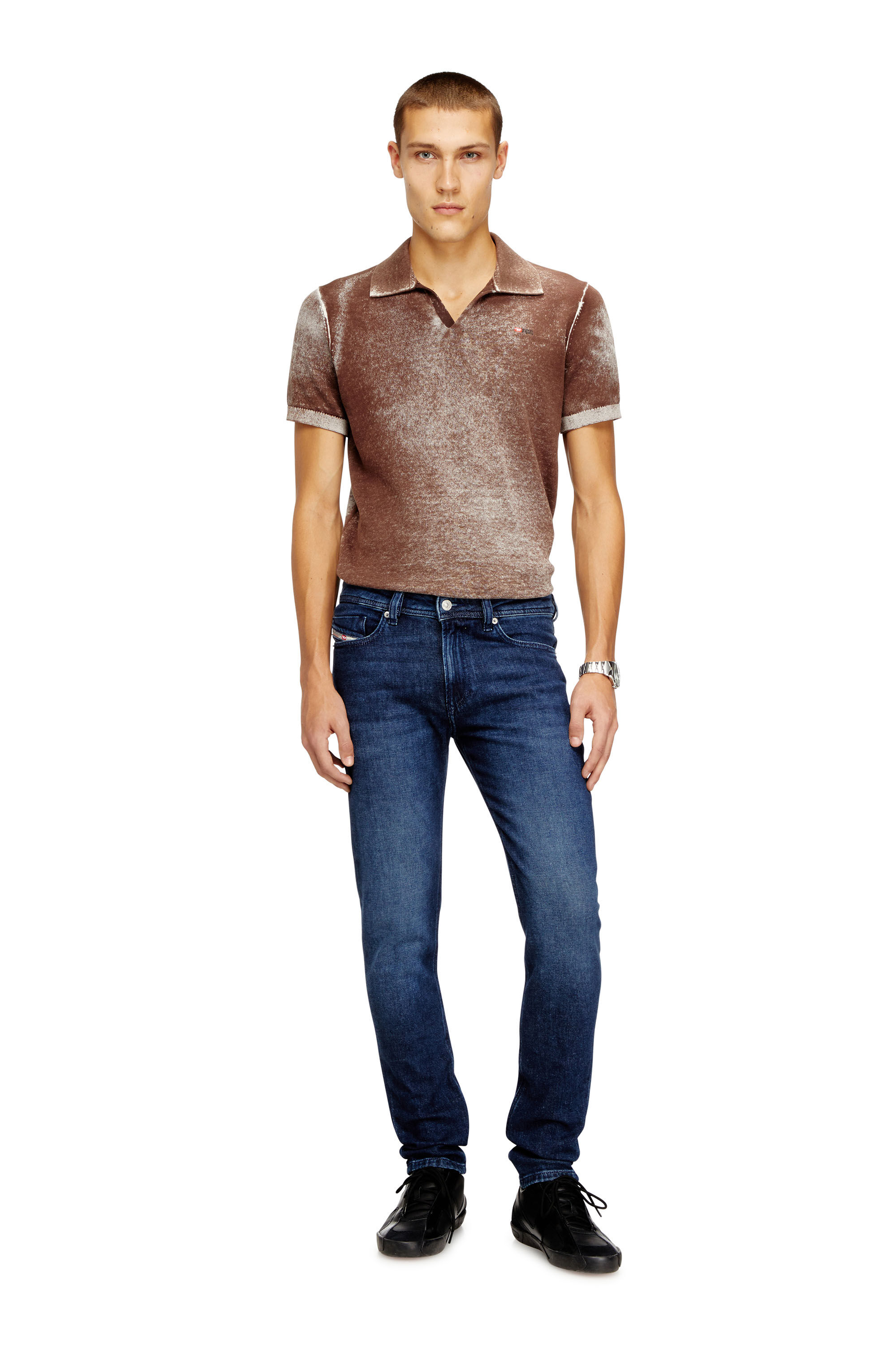 Diesel - Man's Skinny Jeans 1979 Sleenker 0ADBF, Dark Blue - 1