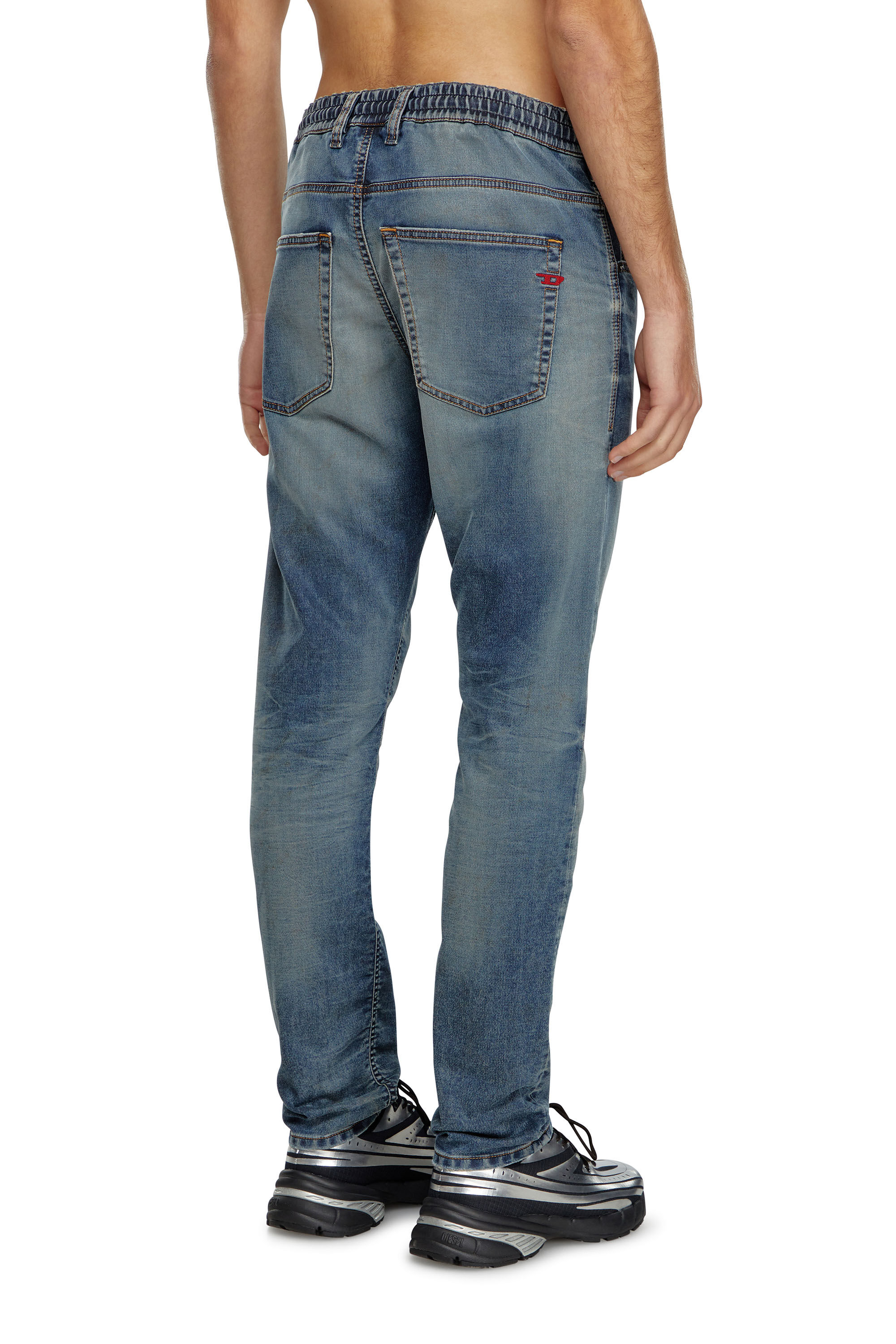 Diesel - Man Tapered 2030 D-Krooley Joggjeans® 068LZ, Medium blue - Image 4