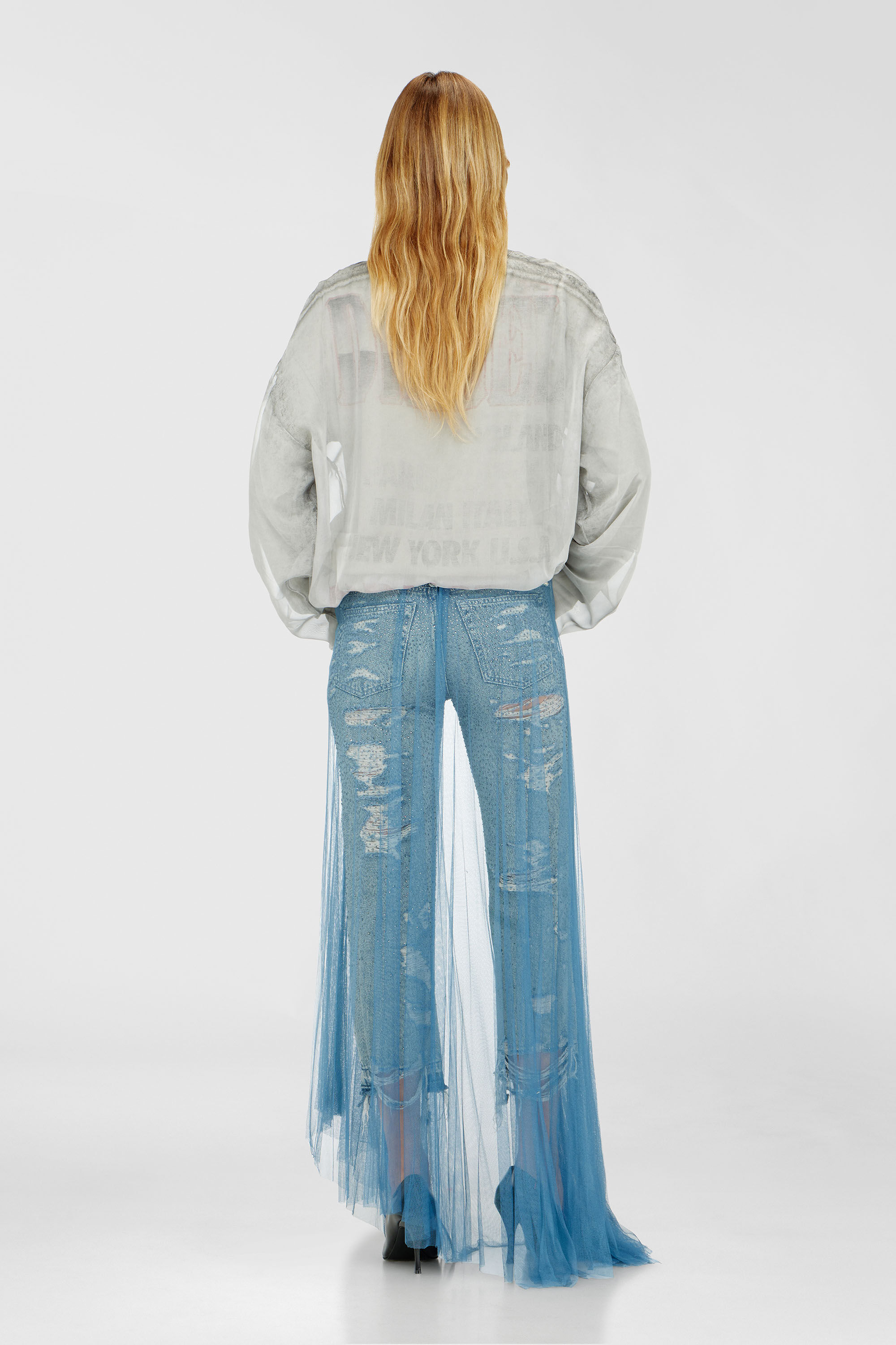 Diesel - Woman's Regular Jeans D-Aisi 0DBER, Medium blue - 3