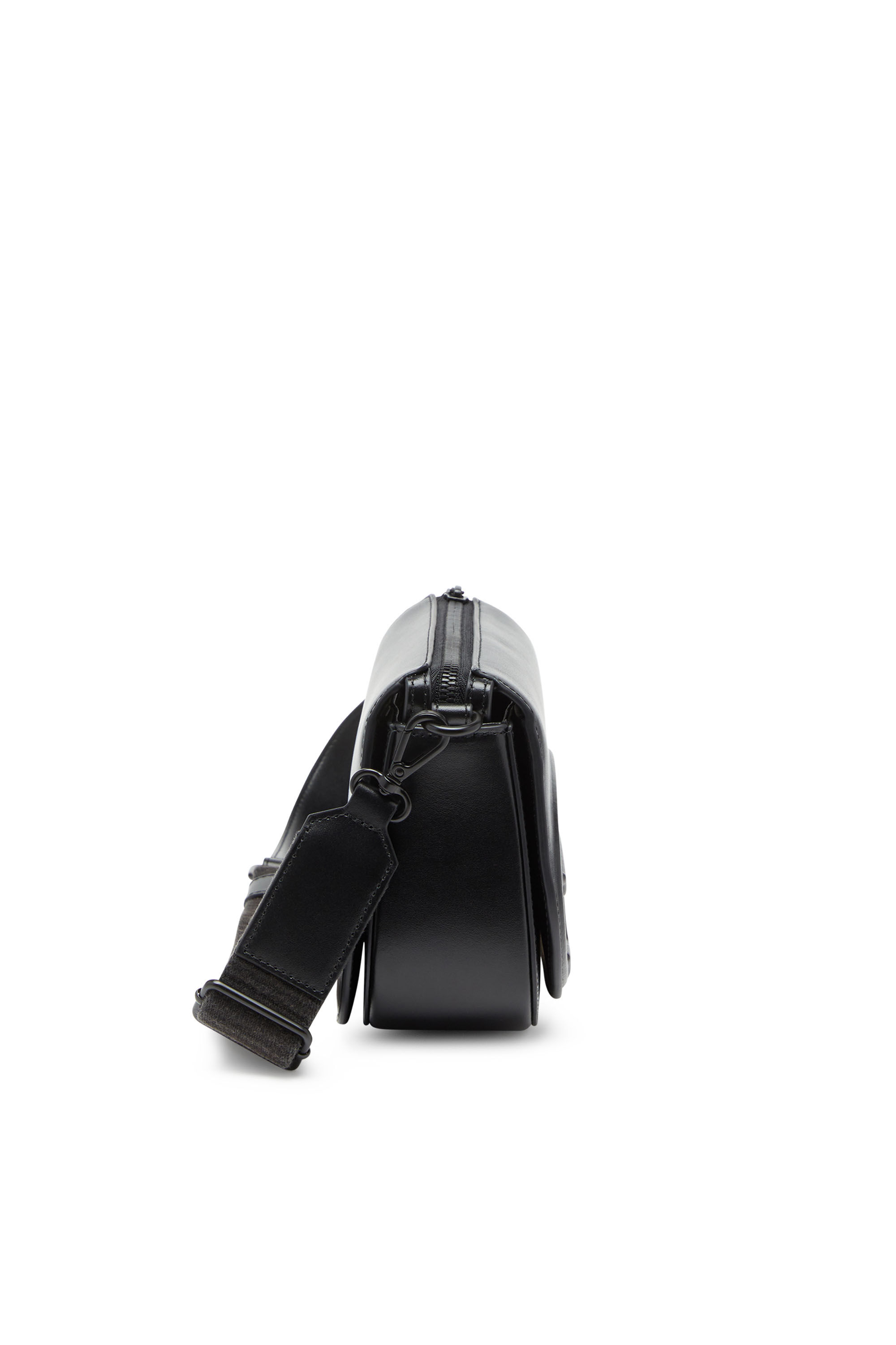 Diesel - 1DR CAMERA BAG, Man's 1DR-Camera bag in premium leather in Black - 4