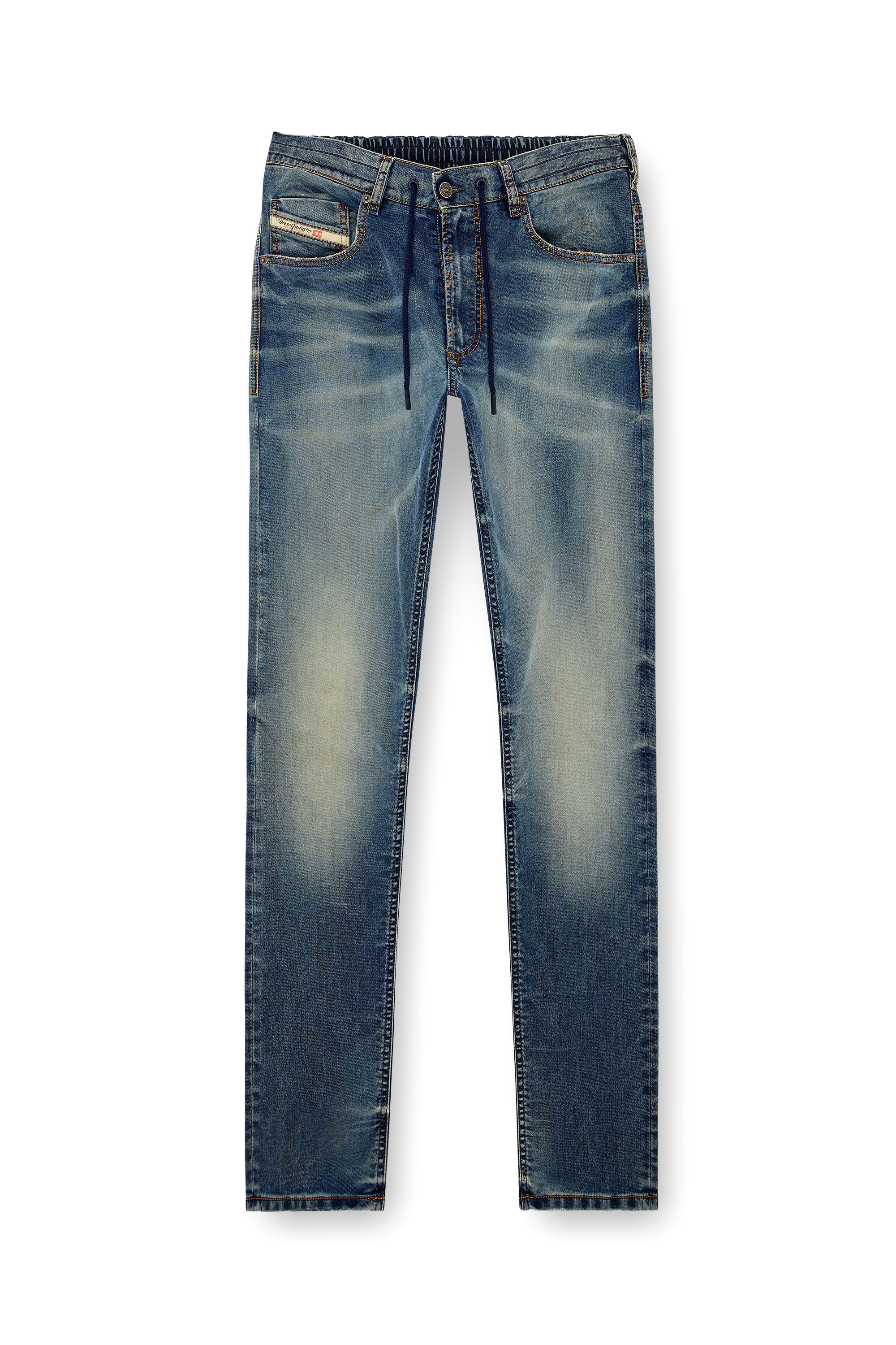 Diesel - Man Tapered 2030 D-Krooley Joggjeans® 068LZ, Medium blue - Image 2