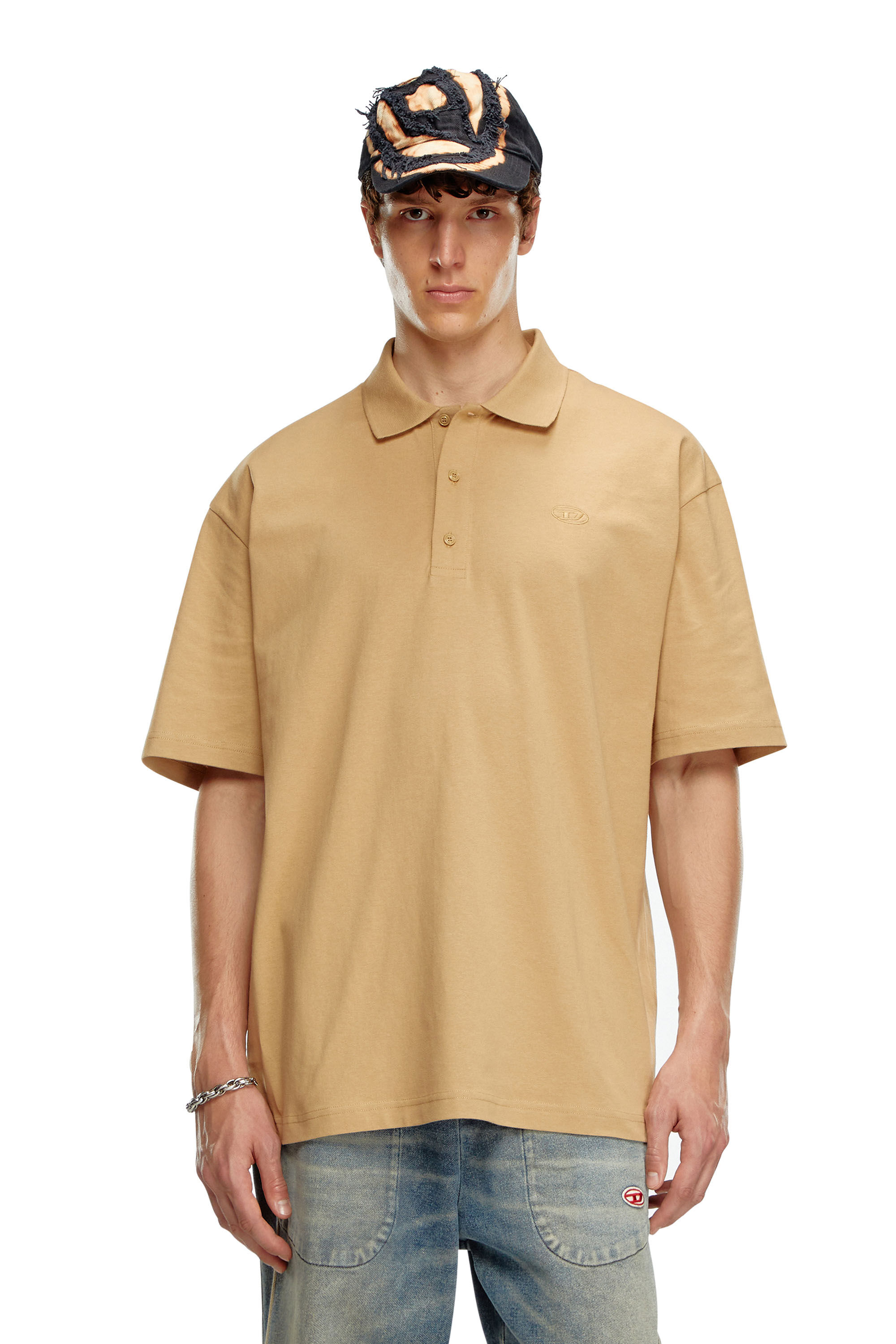 Diesel - T-VORT-MEGOVAL-D, Light Brown - Image 3