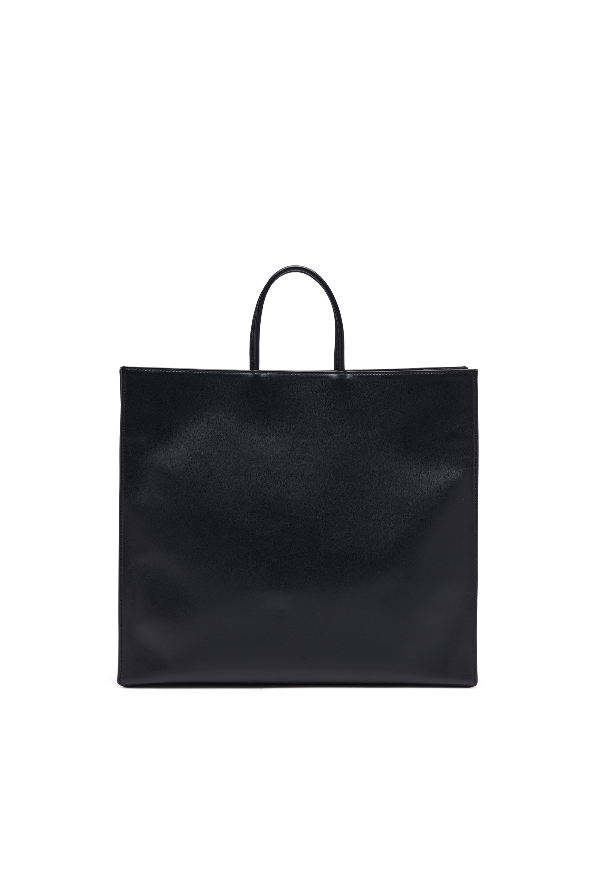 Diesel - DSL 3D TOTE EW X, Man's Dsl 3D-Recycled PU tote bag with embossed logo in Black - 3