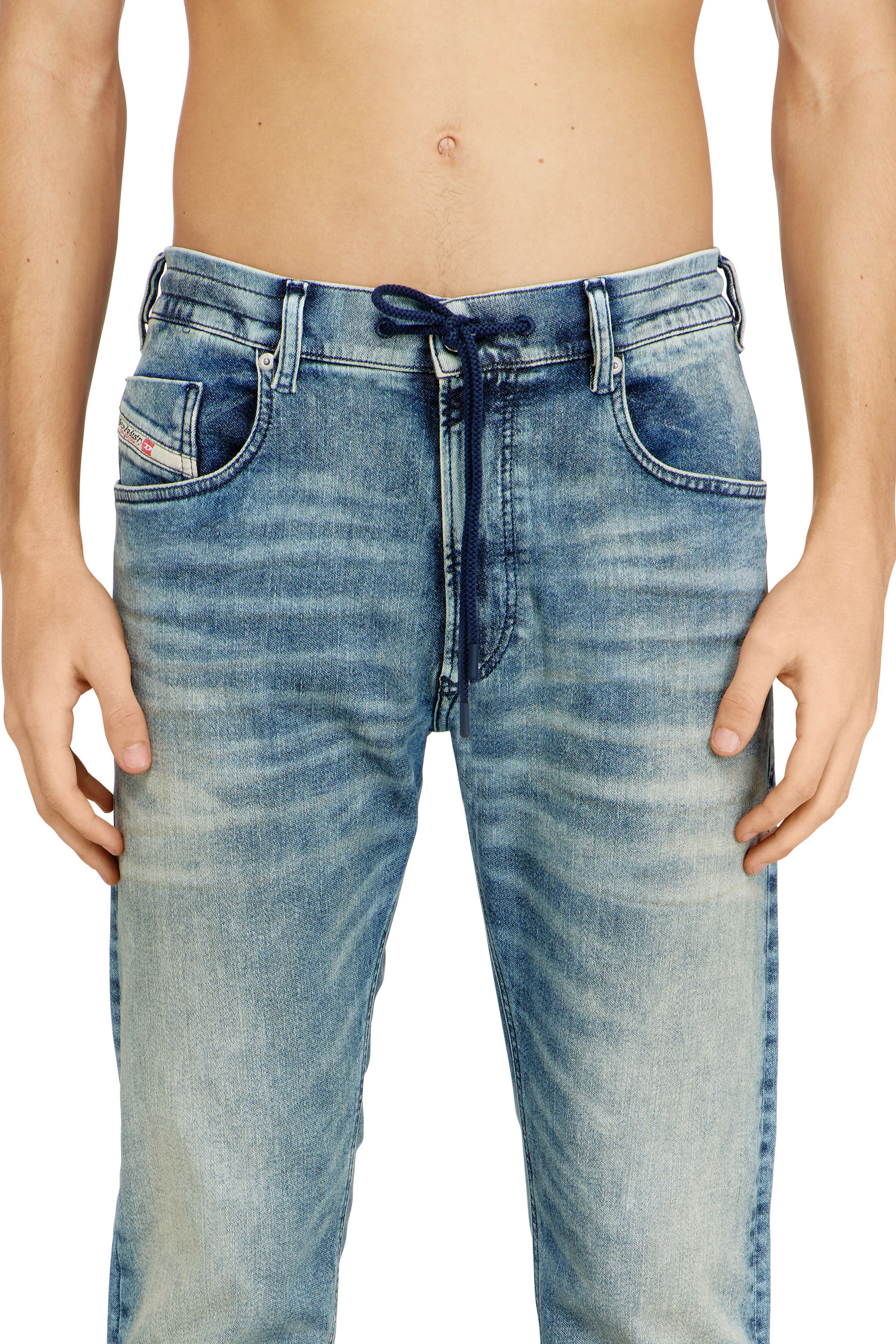 Diesel - Man's Regular 2032 D-Krooley Joggjeans&reg; 09N63, Light Blue - 5