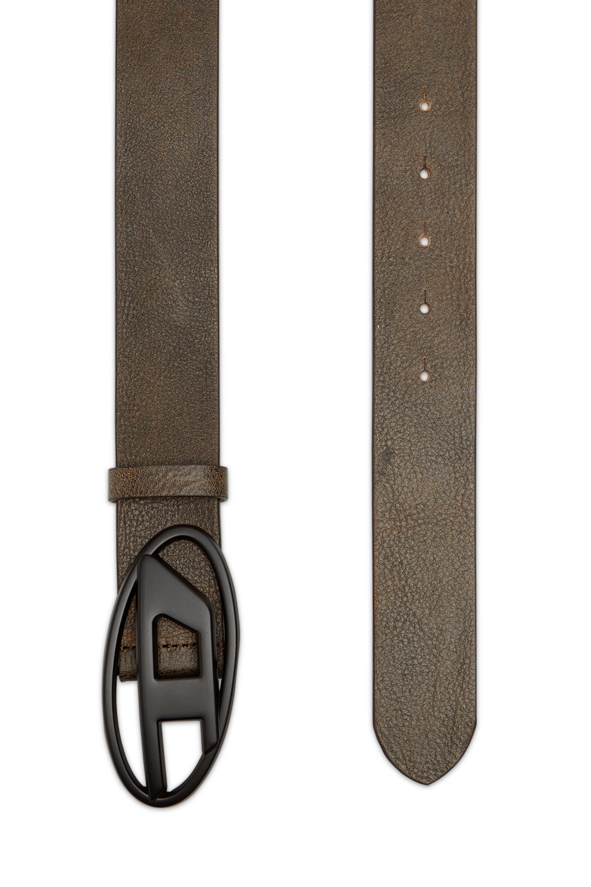 B-1DR Woman Belt in treated leather | Brown | Diesel