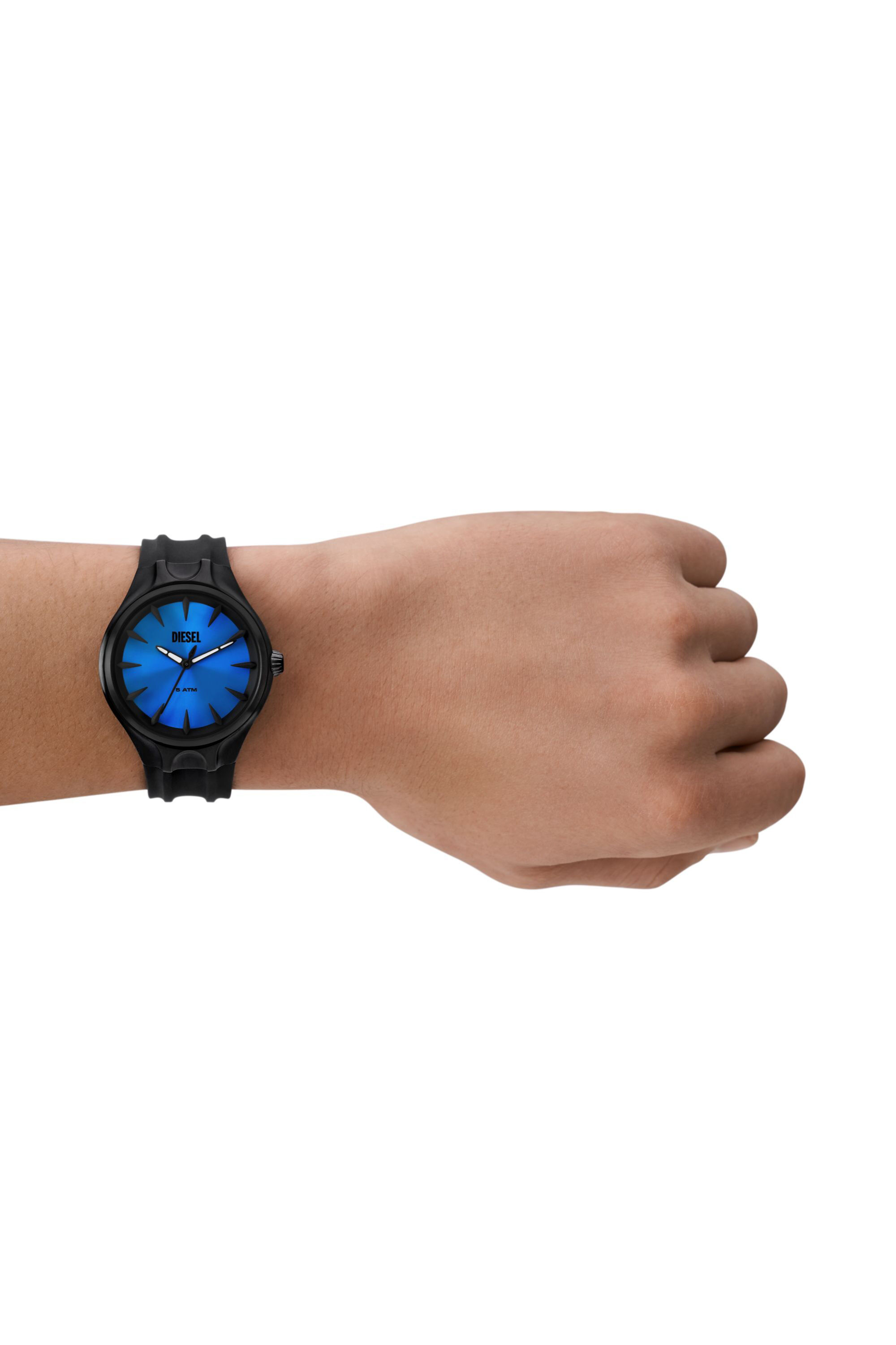 Diesel black silicone watch deals