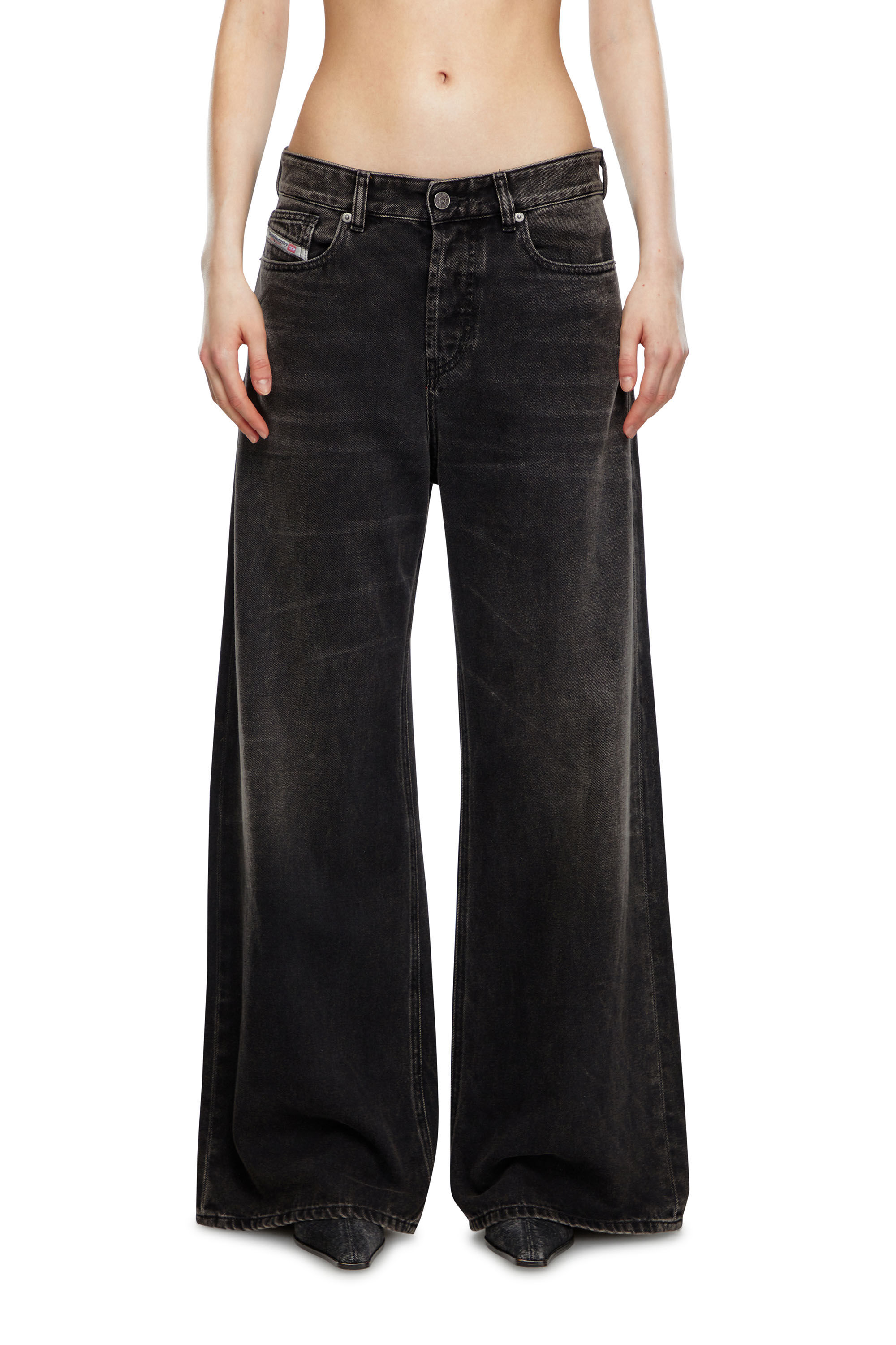 あなたにおすすめの商品 Jeans Relaxed Women's | D-Sire 1996 Diesel | grey Black/Dark パンツ