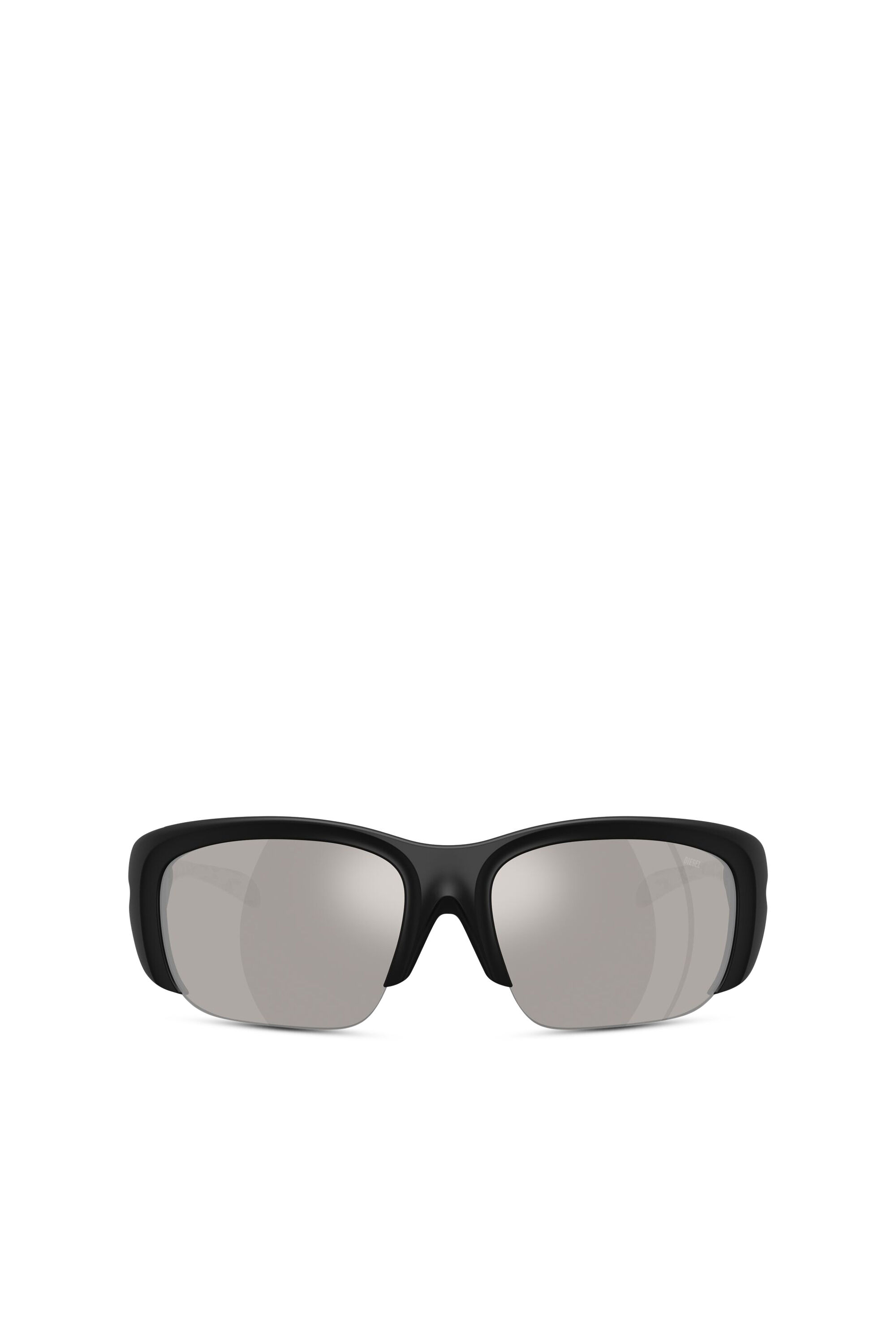 Diesel - 0DL3016U, Unisex's Wrap-around shape sunglasses in Black/Grey - 1