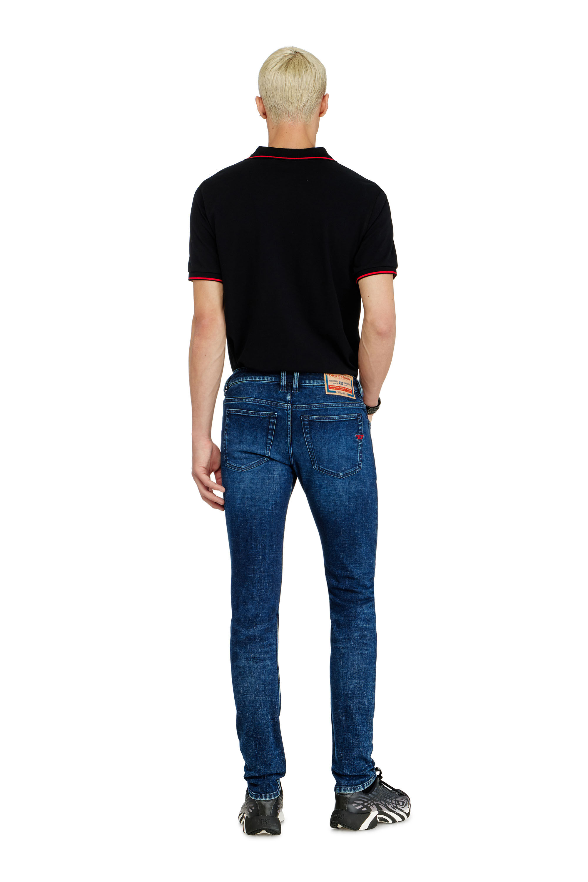 Diesel - Man's Skinny Jeans 1979 Sleenker 0KBBD, Dark Blue - 3