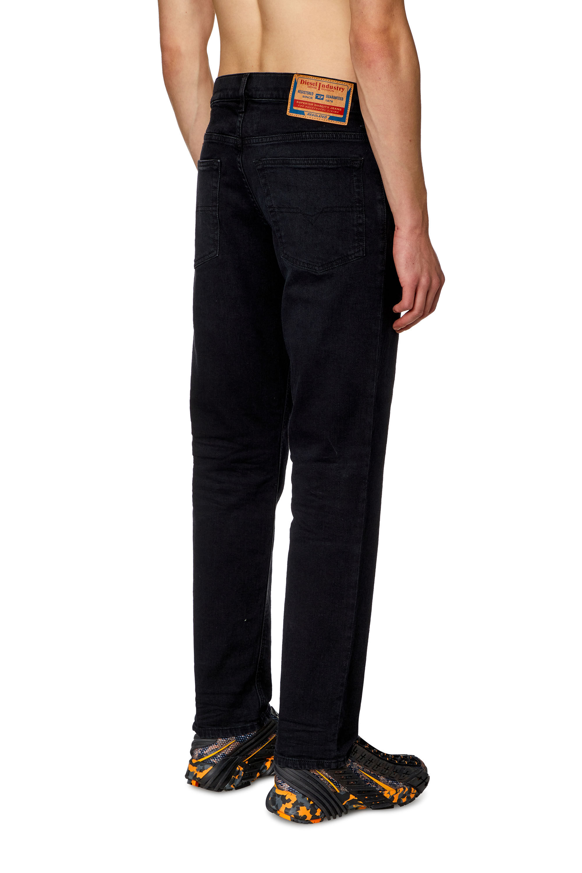 Diesel - Man Tapered Jeans 2023 D-Finitive 0KIAJ, Black/Dark grey - Image 3