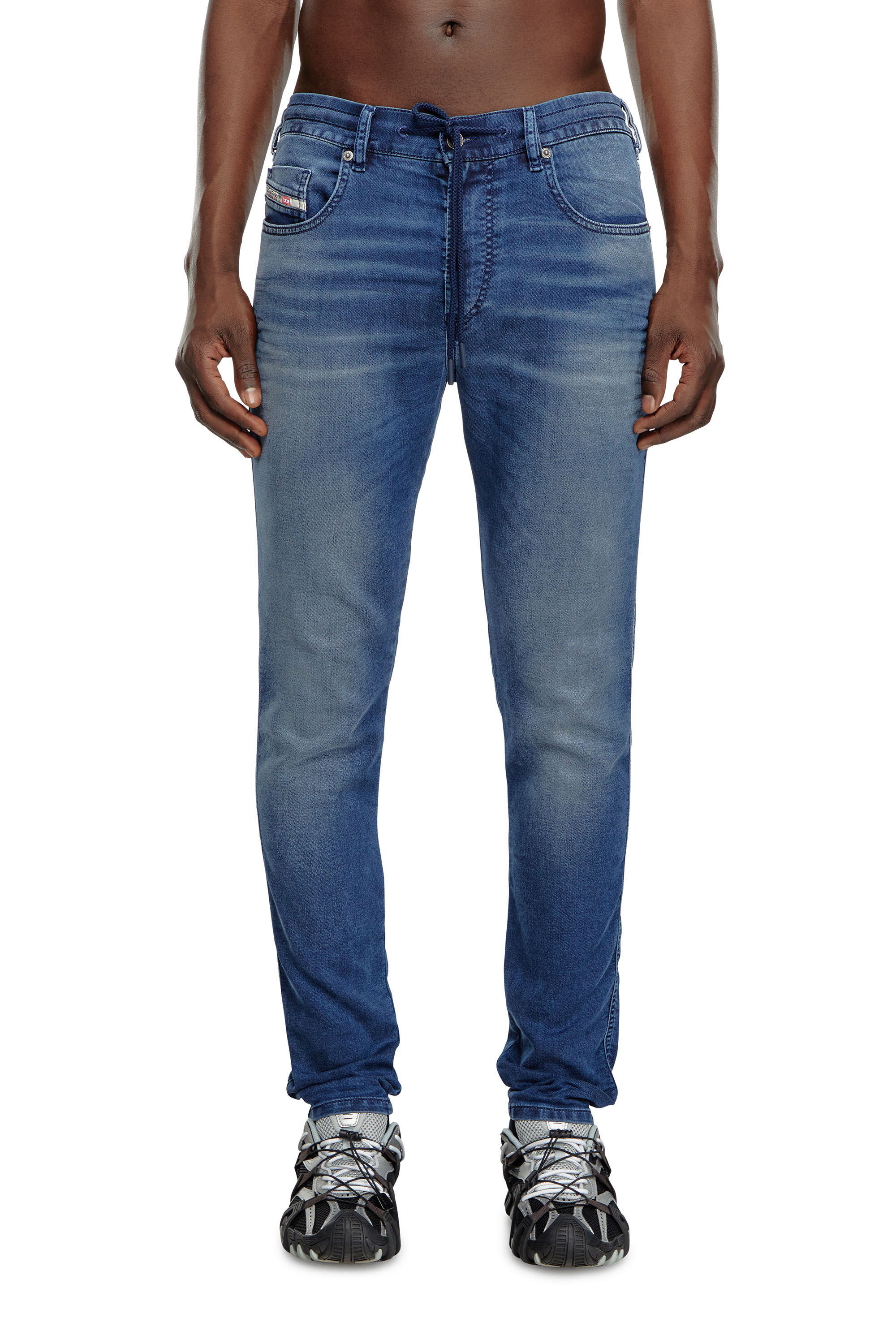 Diesel - Man Slim 2060 D-Strukt Joggjeans® 068LX, Dark Blue - Image 3