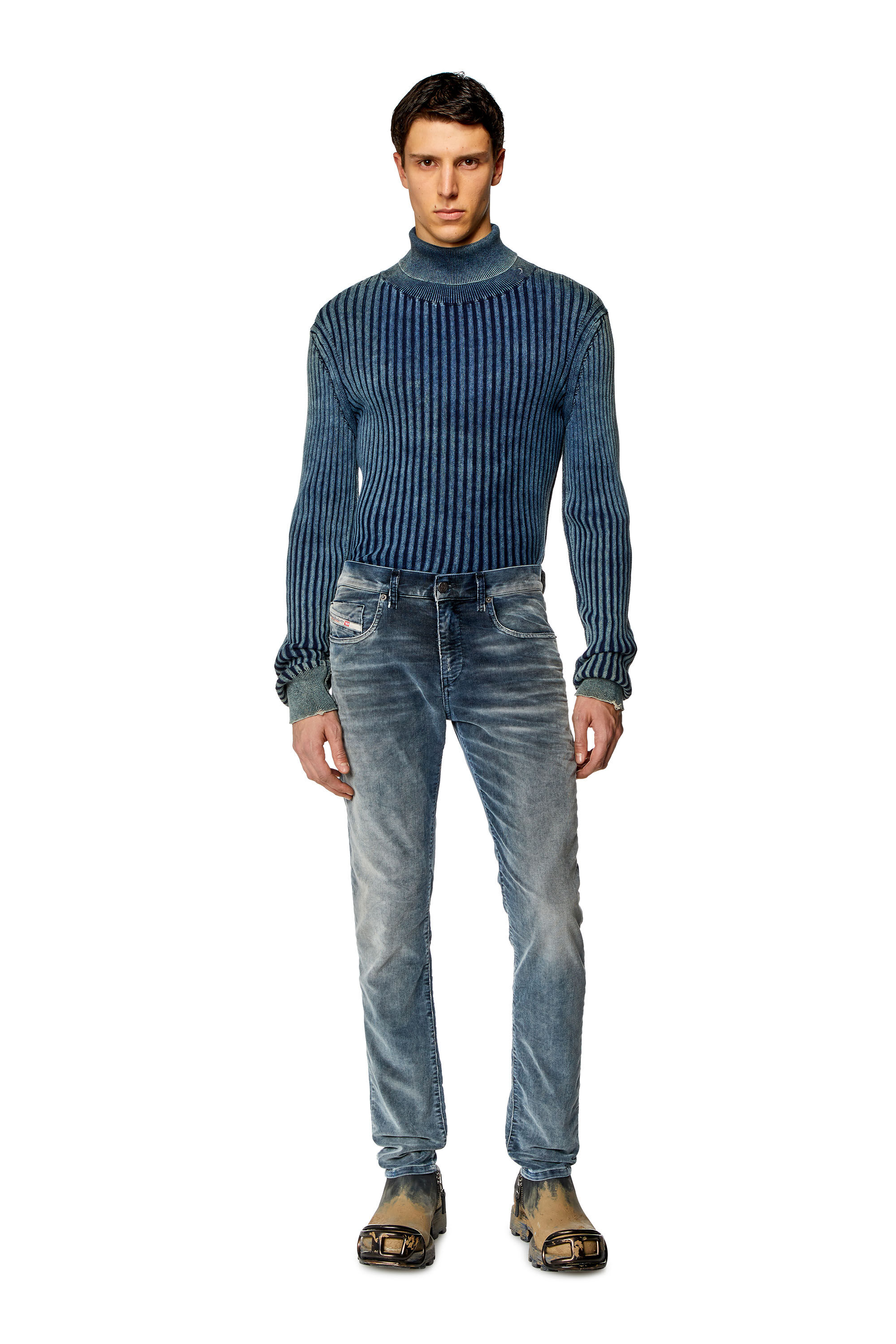 Diesel - Slim Jeans 2019 D-Strukt 068JF, Dark Blue - Image 1