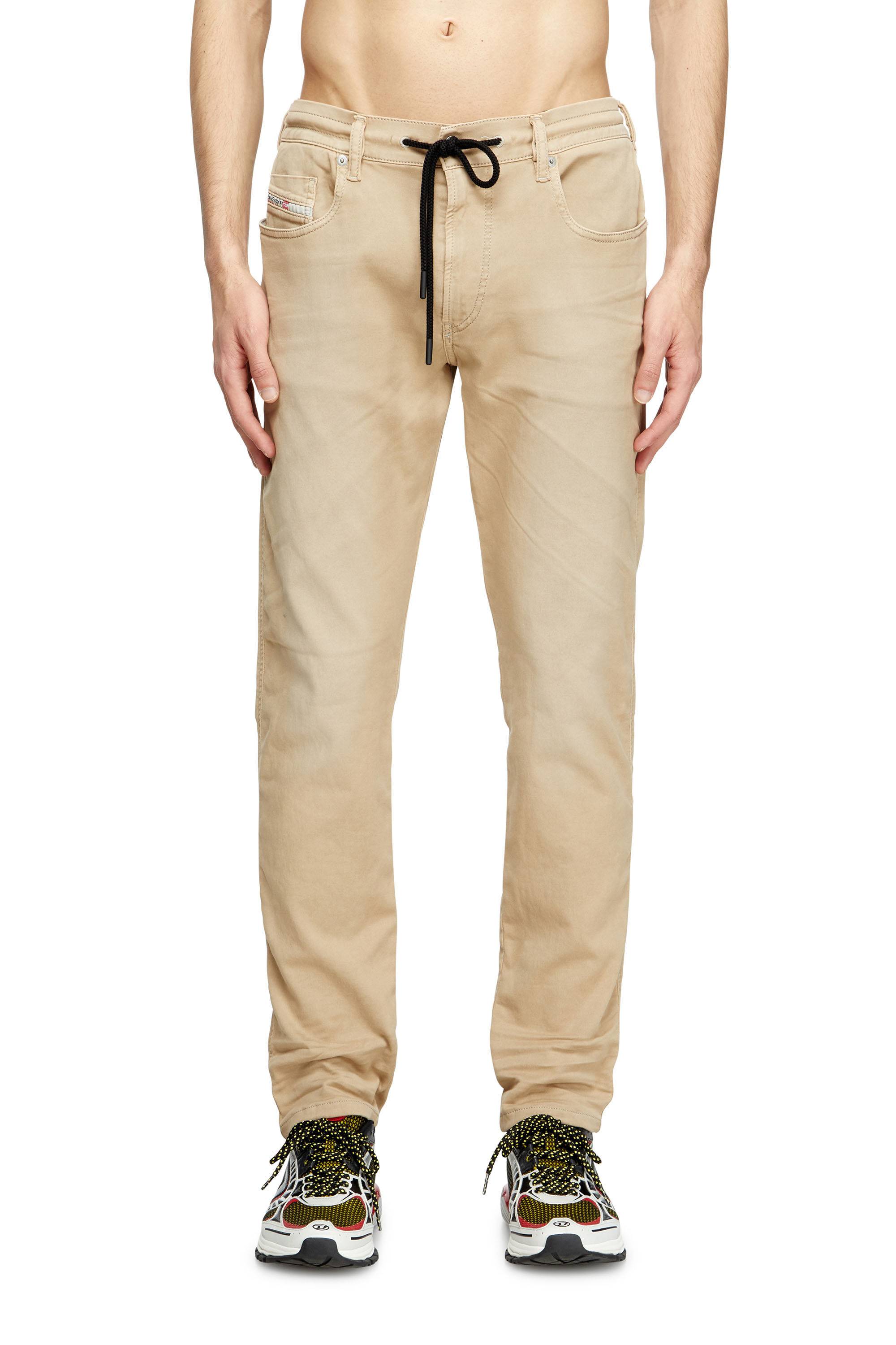 Diesel - Man's Slim 2060 D-Strukt Joggjeans® 0670M, Light Brown - 3