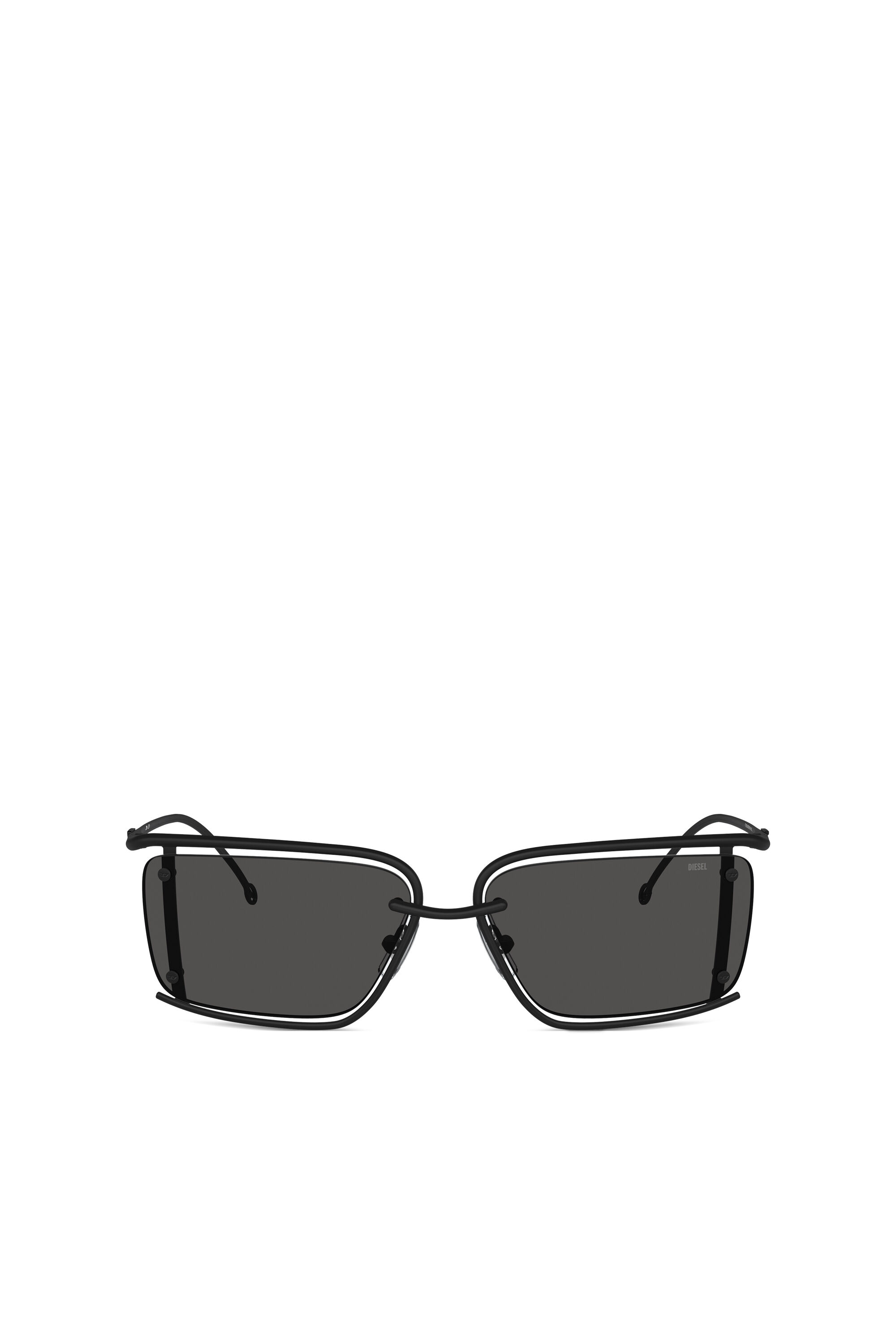 Women's Rectangle sunglasses | Black | Diesel