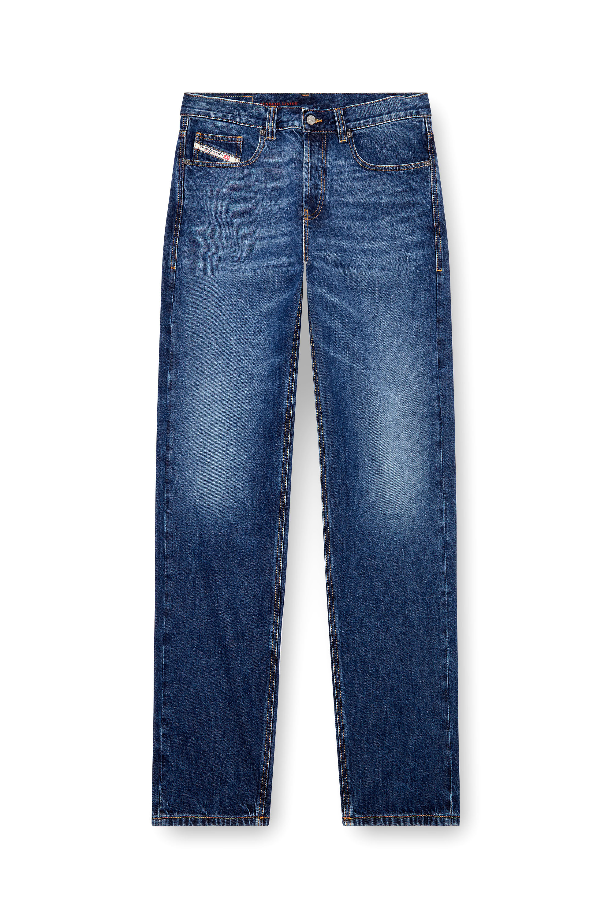 Diesel - Man's Regular Jeans 2010 D-Macs 09I27, Dark Blue - 3