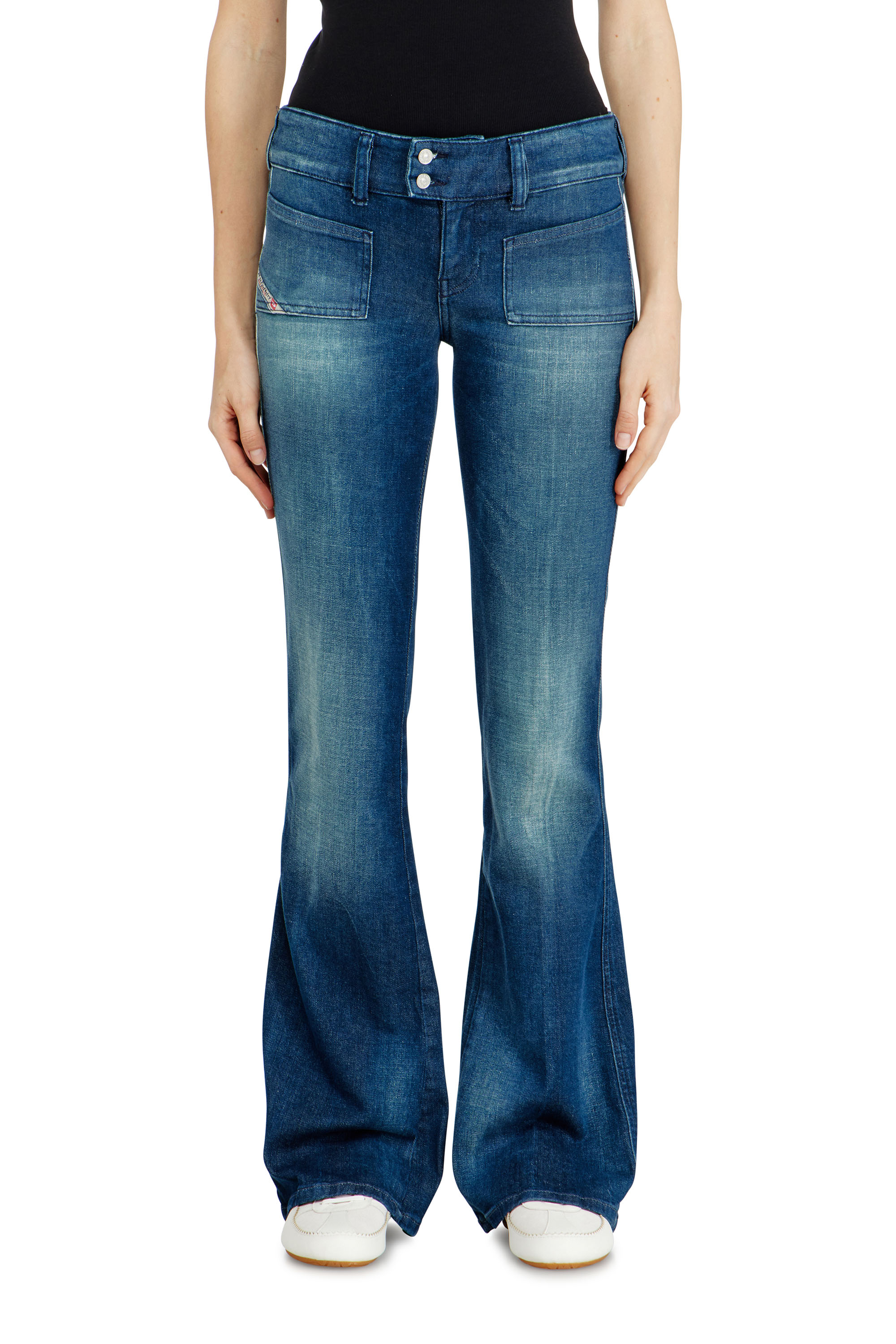 Diesel - Woman's Bootcut Jeans D-Hush 0ADBQ, Blue - 1