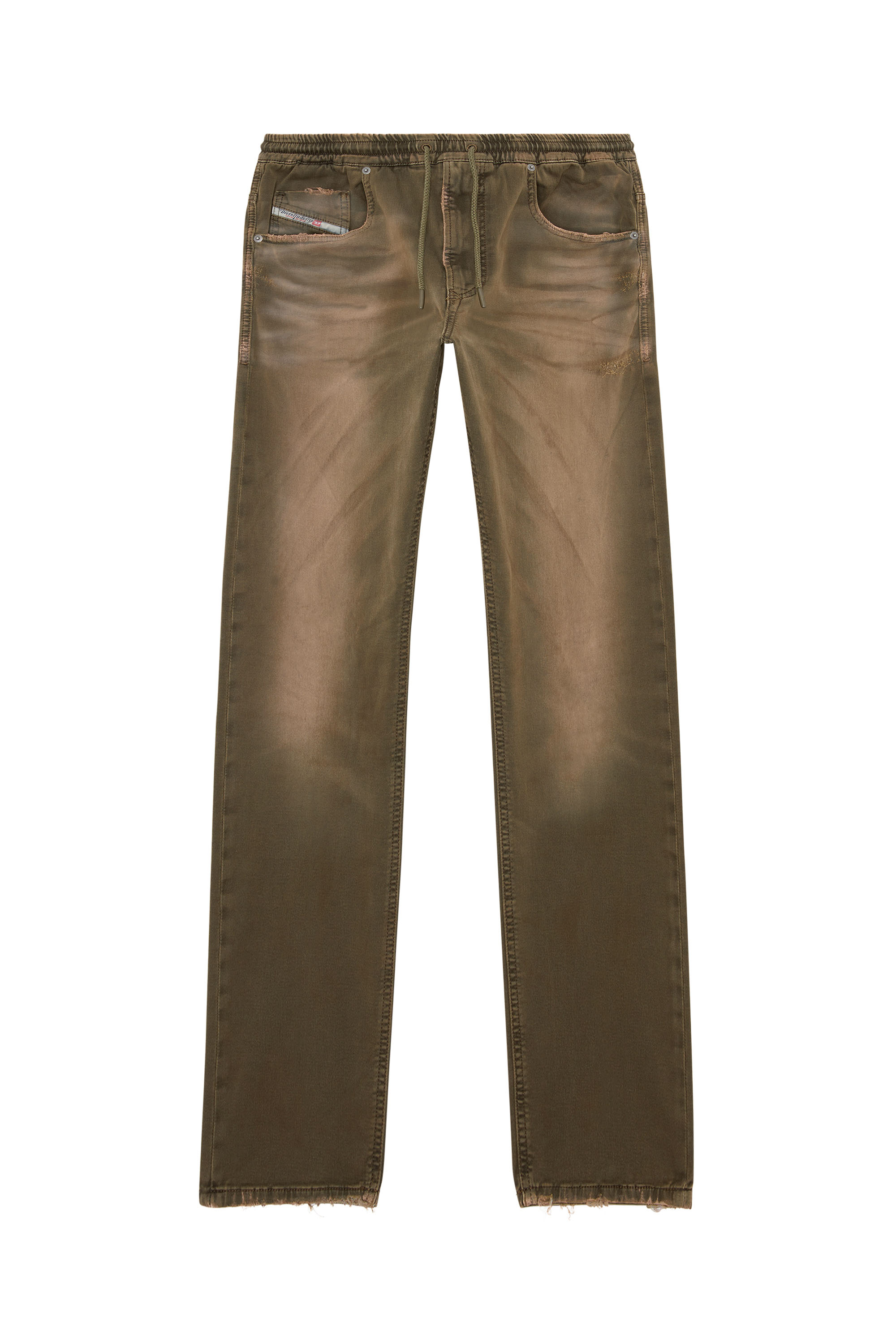 Diesel - Man Tapered 2030 D-Krooley Joggjeans® 068LW, Military Green - Image 5