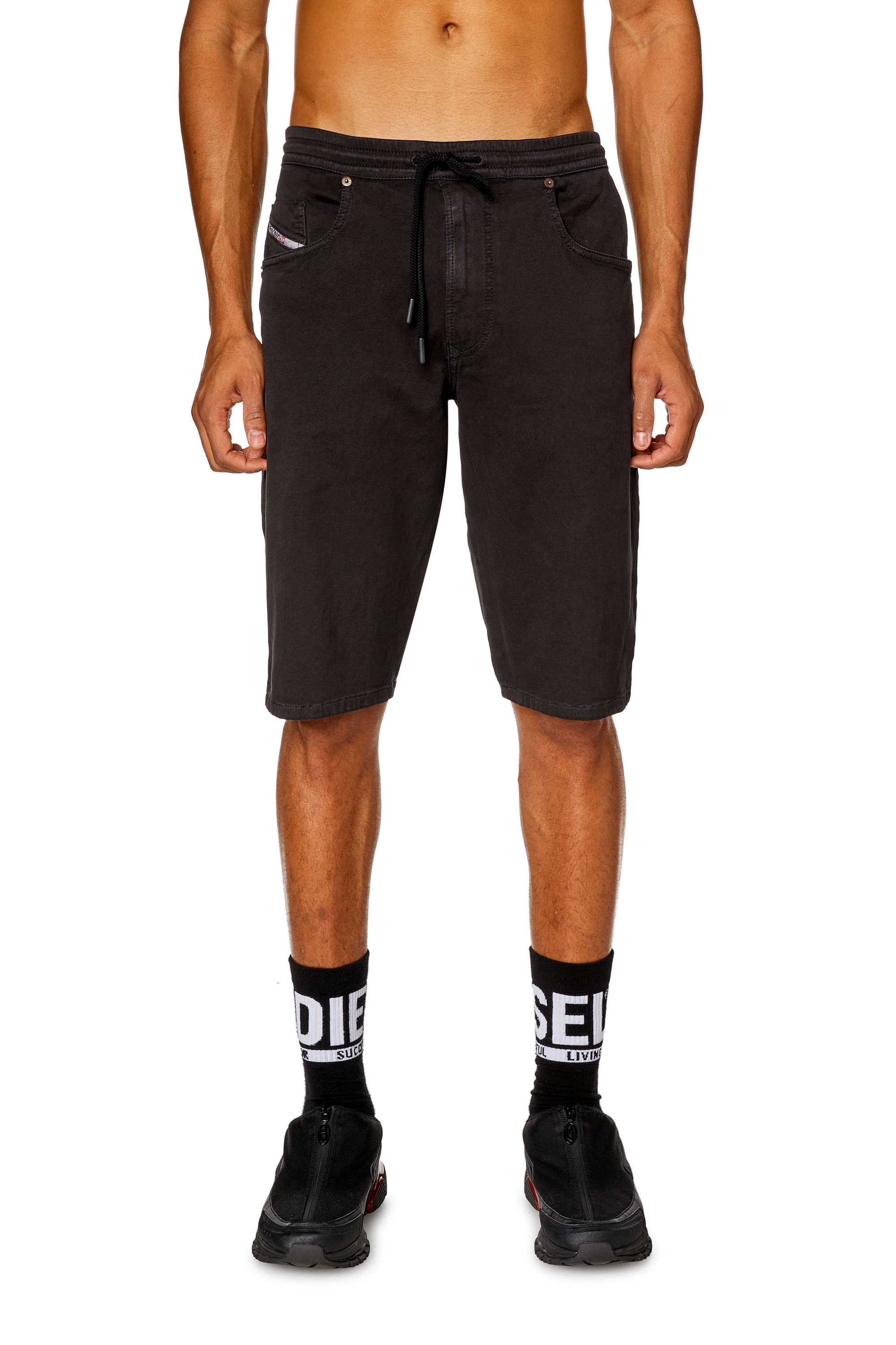 Diesel - 2033 D-KROOLEY-SHORT JOGG, Black - Image 2