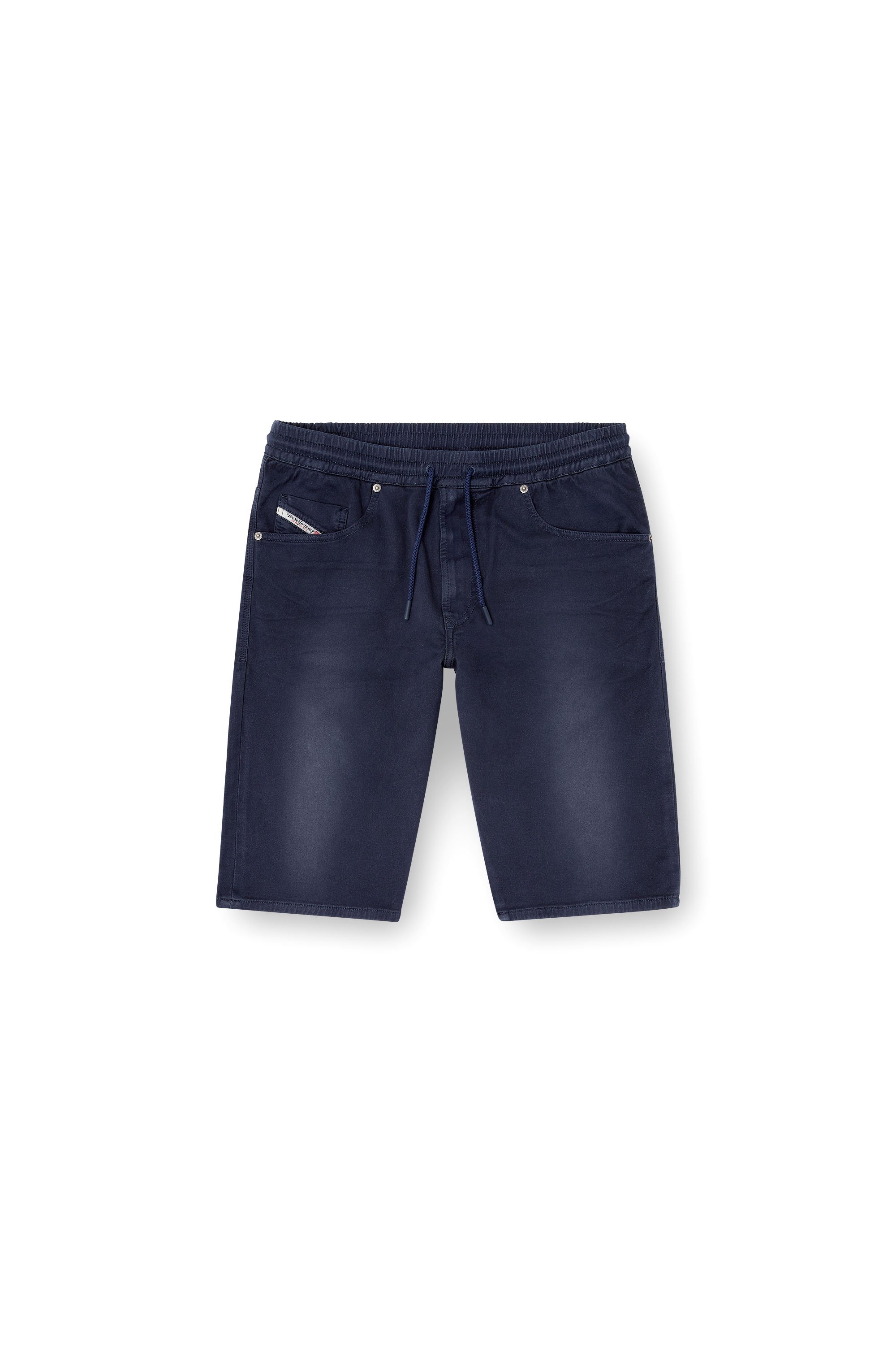 Diesel - 2033 D-KROOLEY-SHORT JOGG, Man's Chino shorts in JoggJeans in Dark Blue - 3