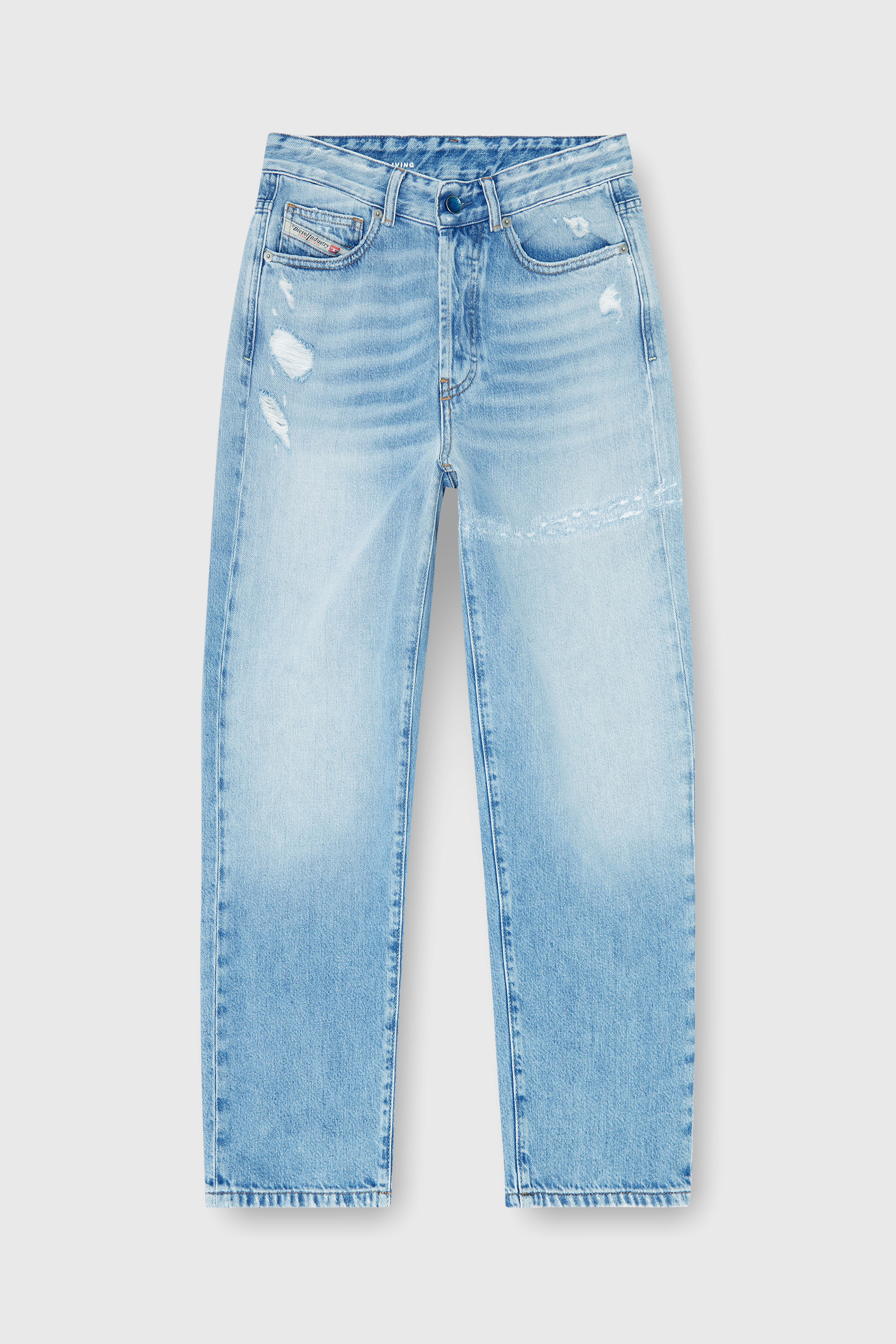 Diesel - Woman's Regular Jeans 1981 D-Went 09P49, Light Blue - 2