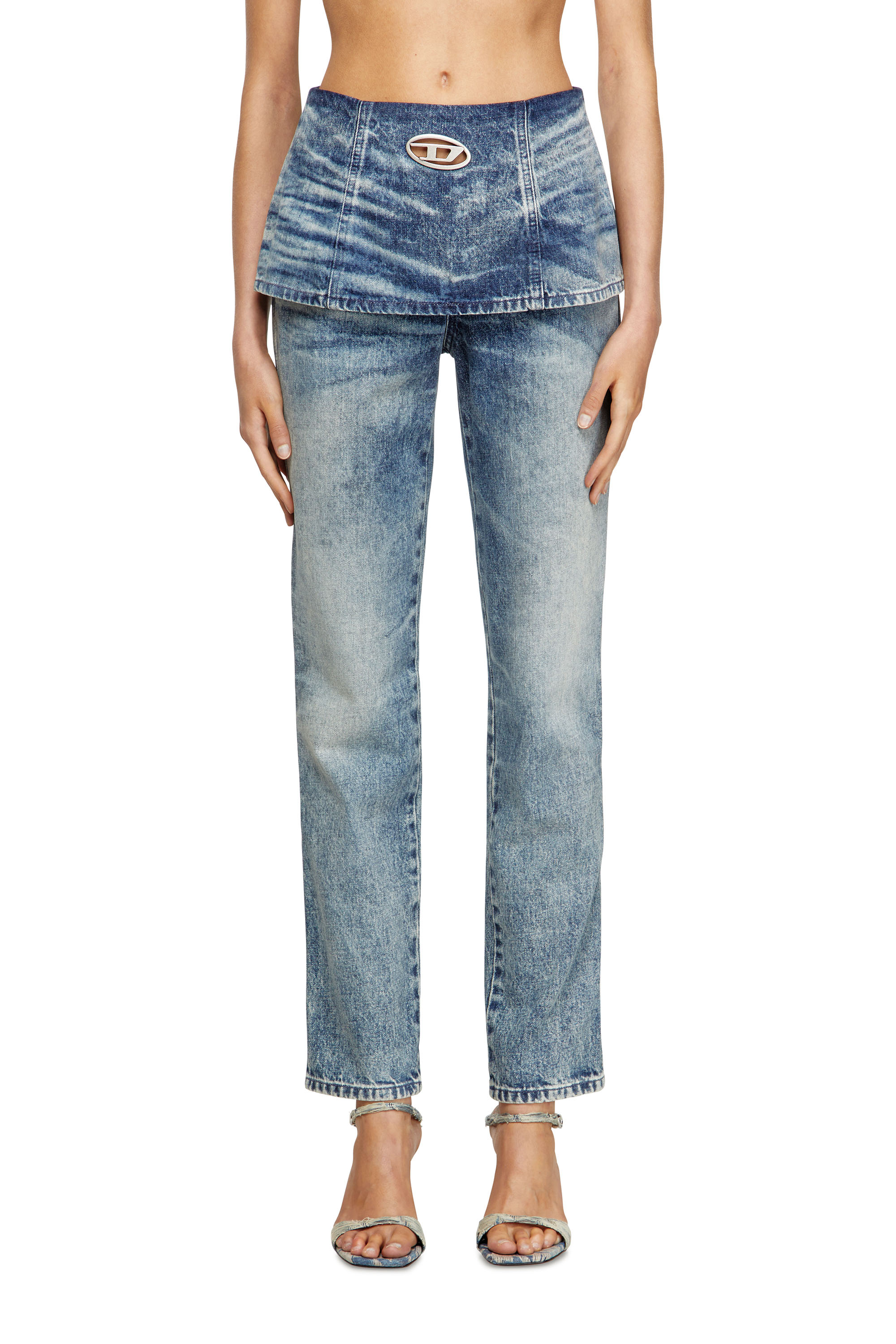 Diesel - Woman's Slim Jeans D-Hourjian 007DA, Light Blue - 1