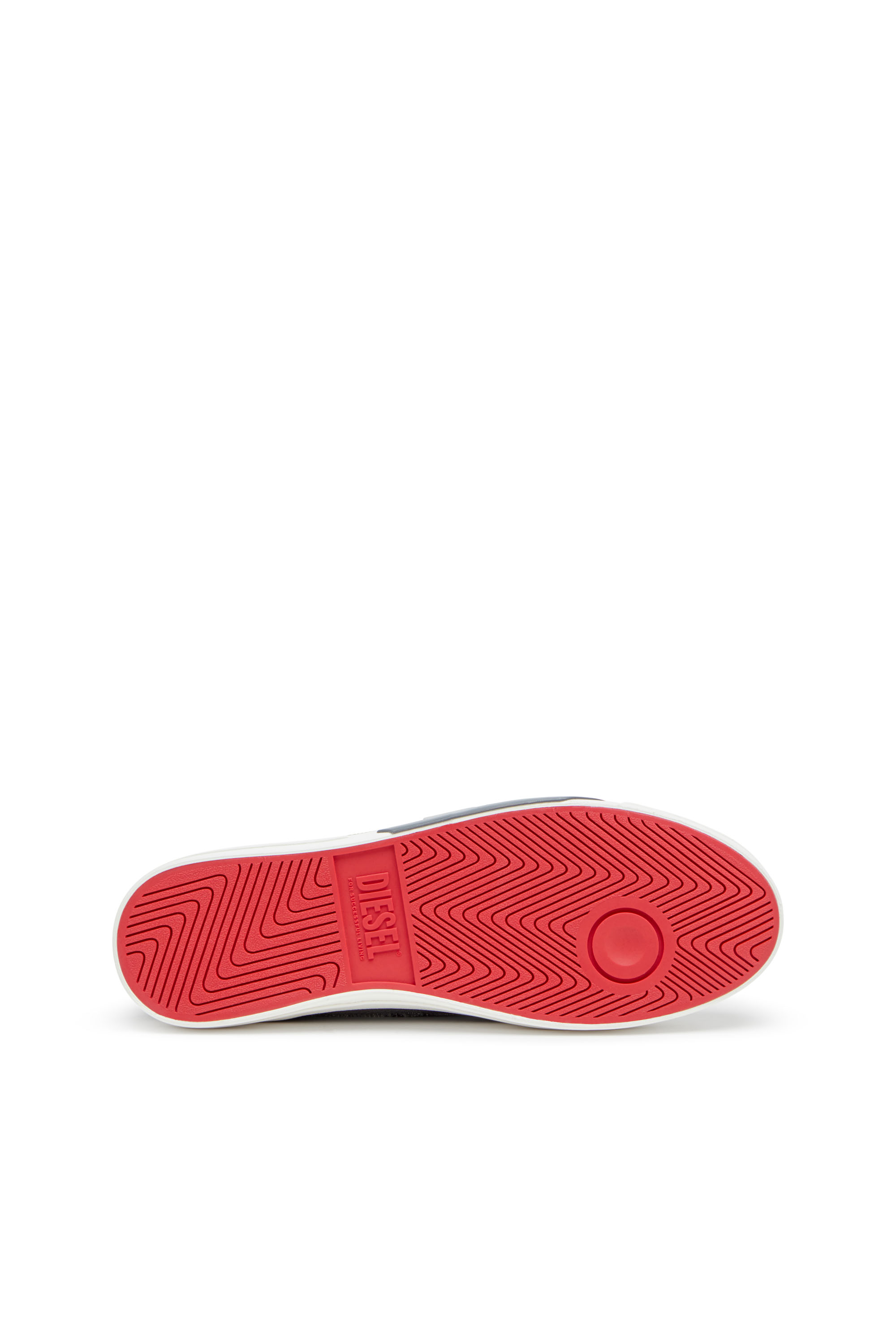 S-D-VERSE LOW, Blue/Grey Diesel - S-D-VERSE LOW, Man's S-D-Verse-Sneakers in frayed canvas in Blue/Grey - 5