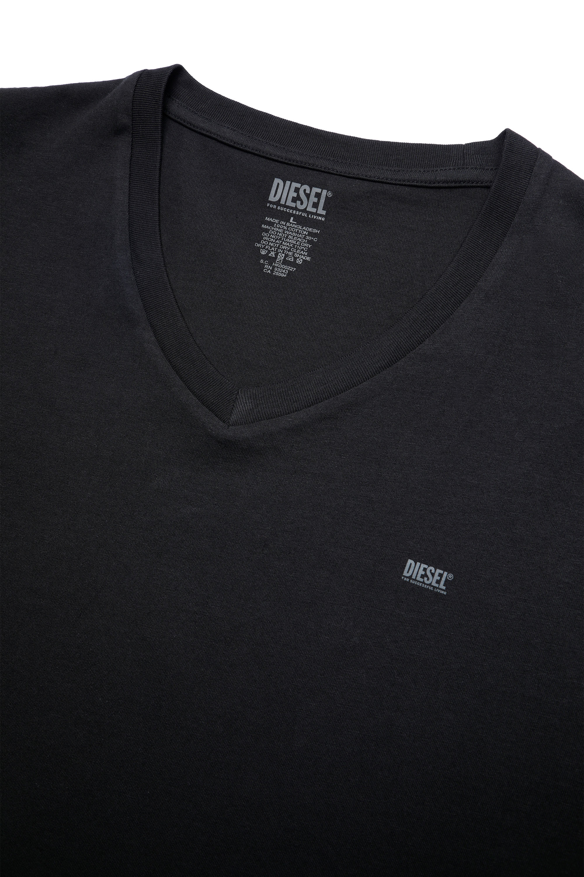 Diesel - UMTEE-MICHAEL-TUBE-TWOPACK, Black/Grey - Image 4