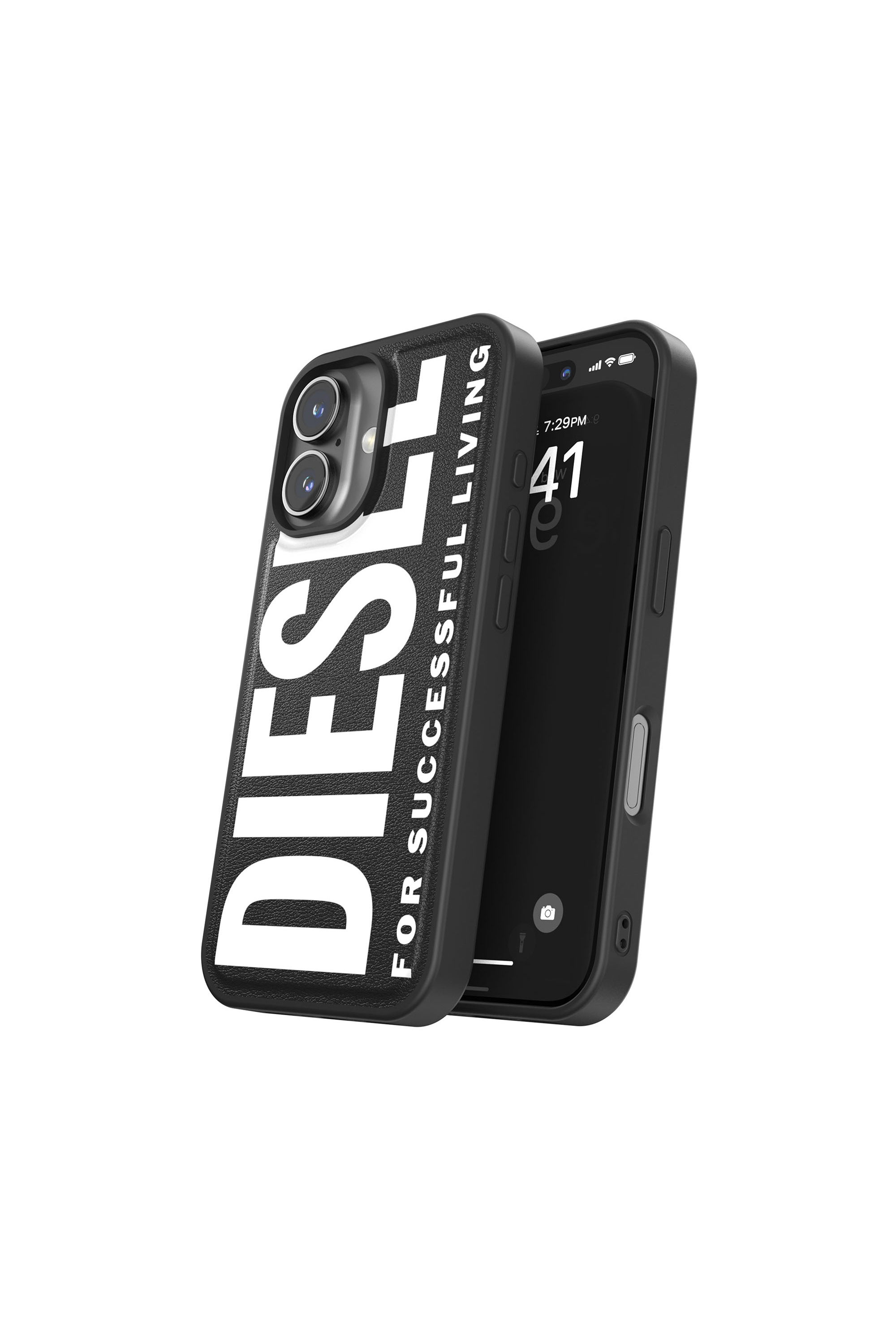 Diesel - 60127 MOULDED CASE, Unisex's Moulded Case with Magsafe for iP 16 in Black - 2